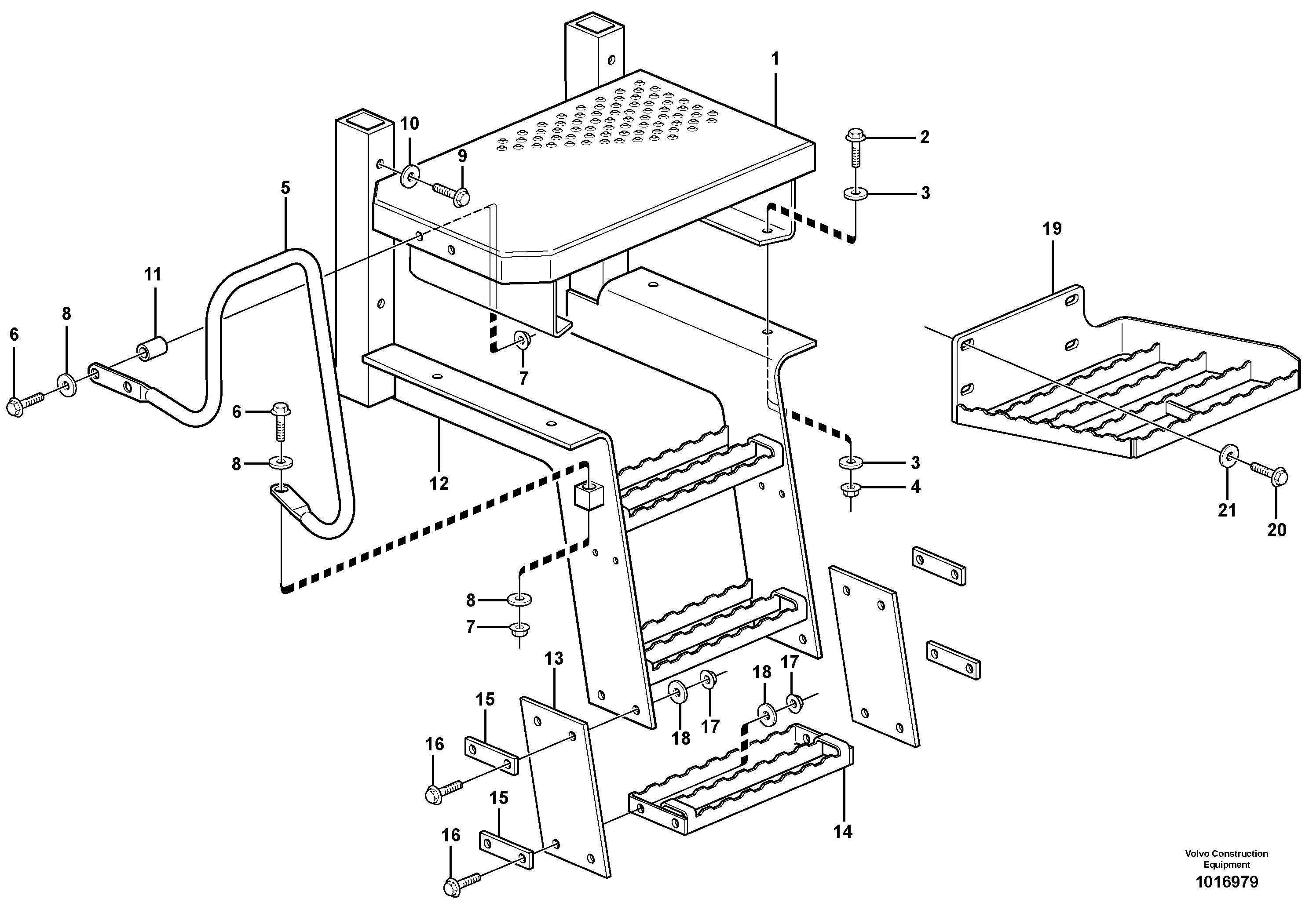 Running board. — volvo parts diagram