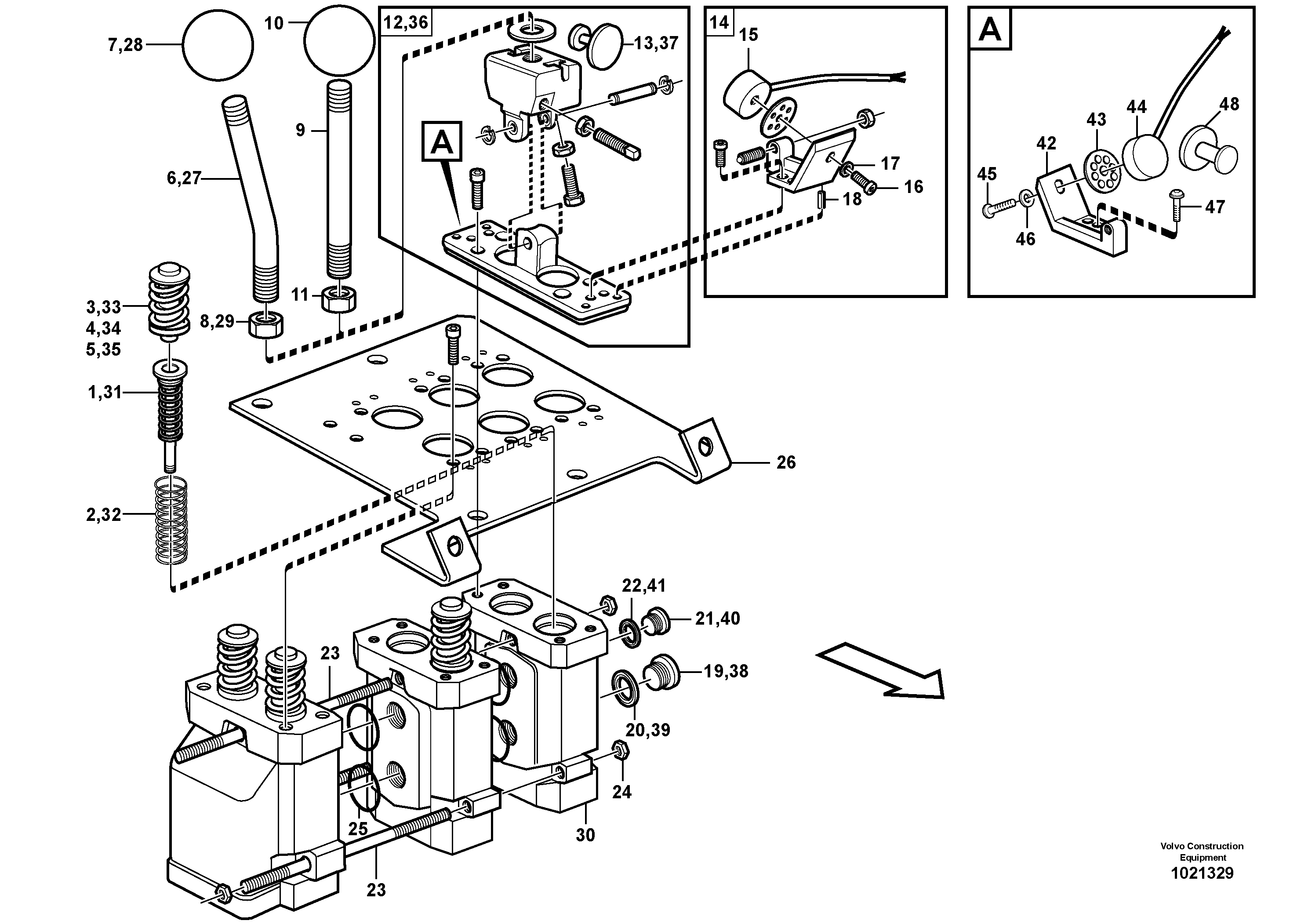 Servo valve — volvo parts diagram