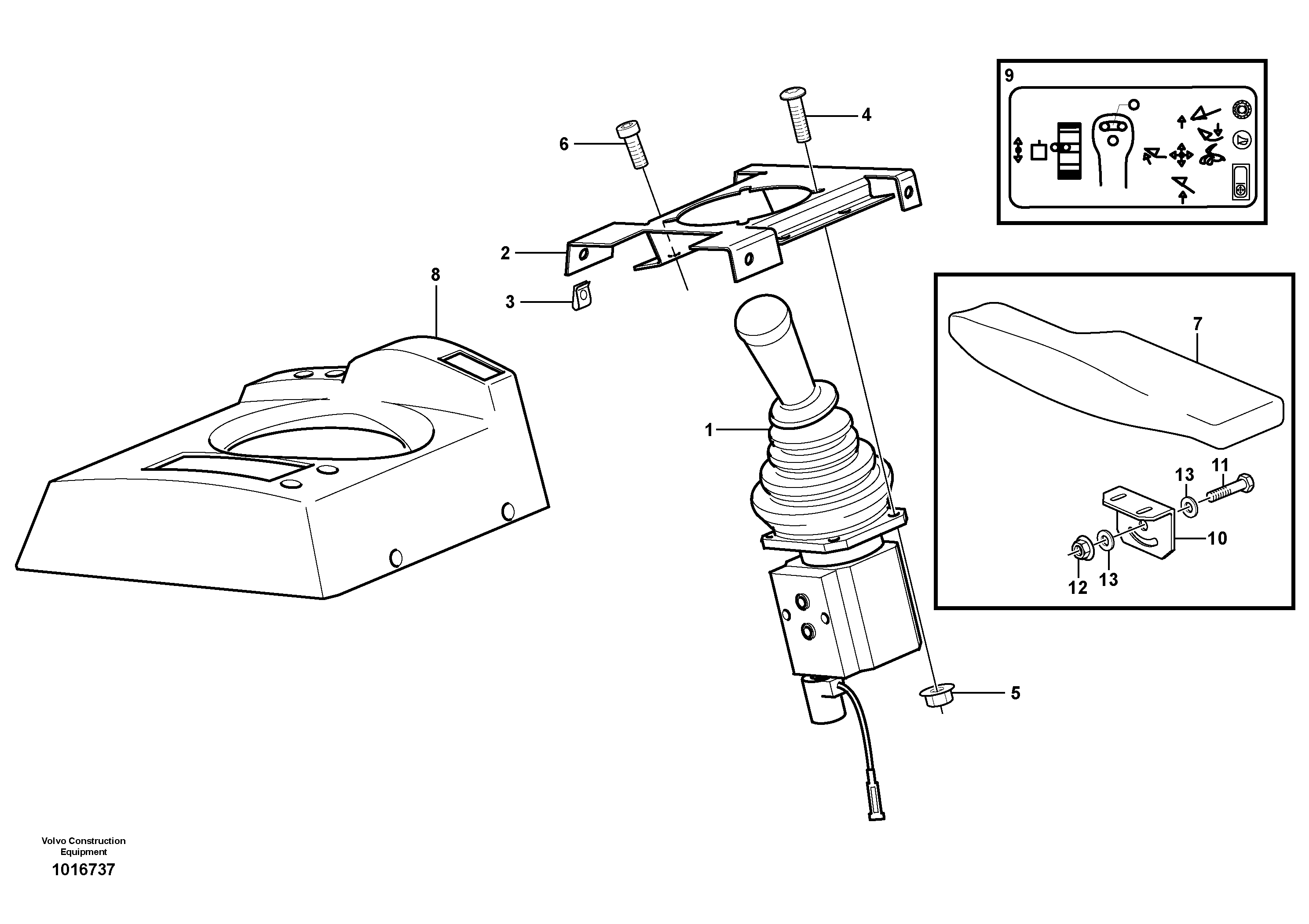 Servo valve with fitting parts.  82325, 82326 — volvo parts diagram