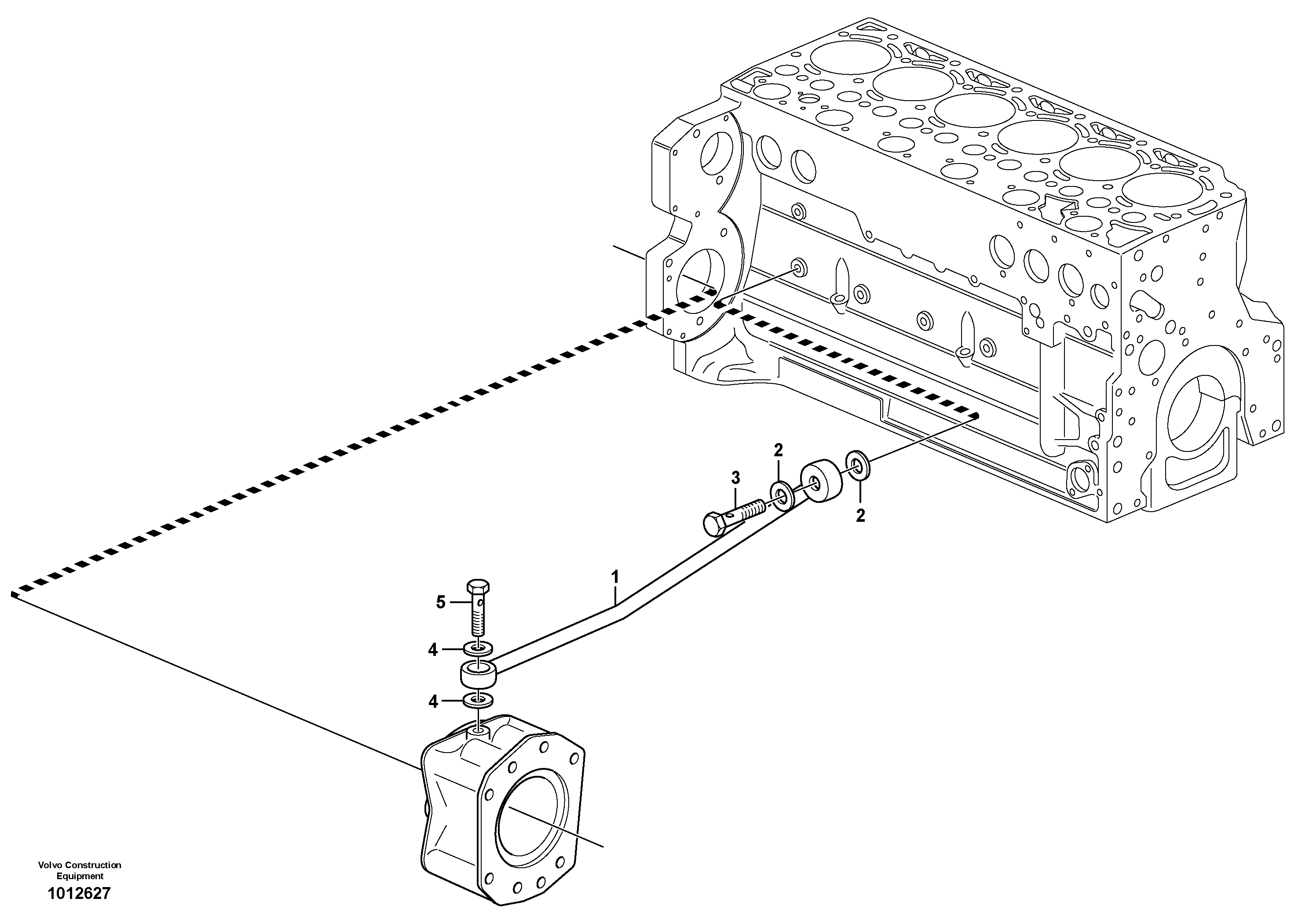 Lubricating oil system — volvo parts diagram