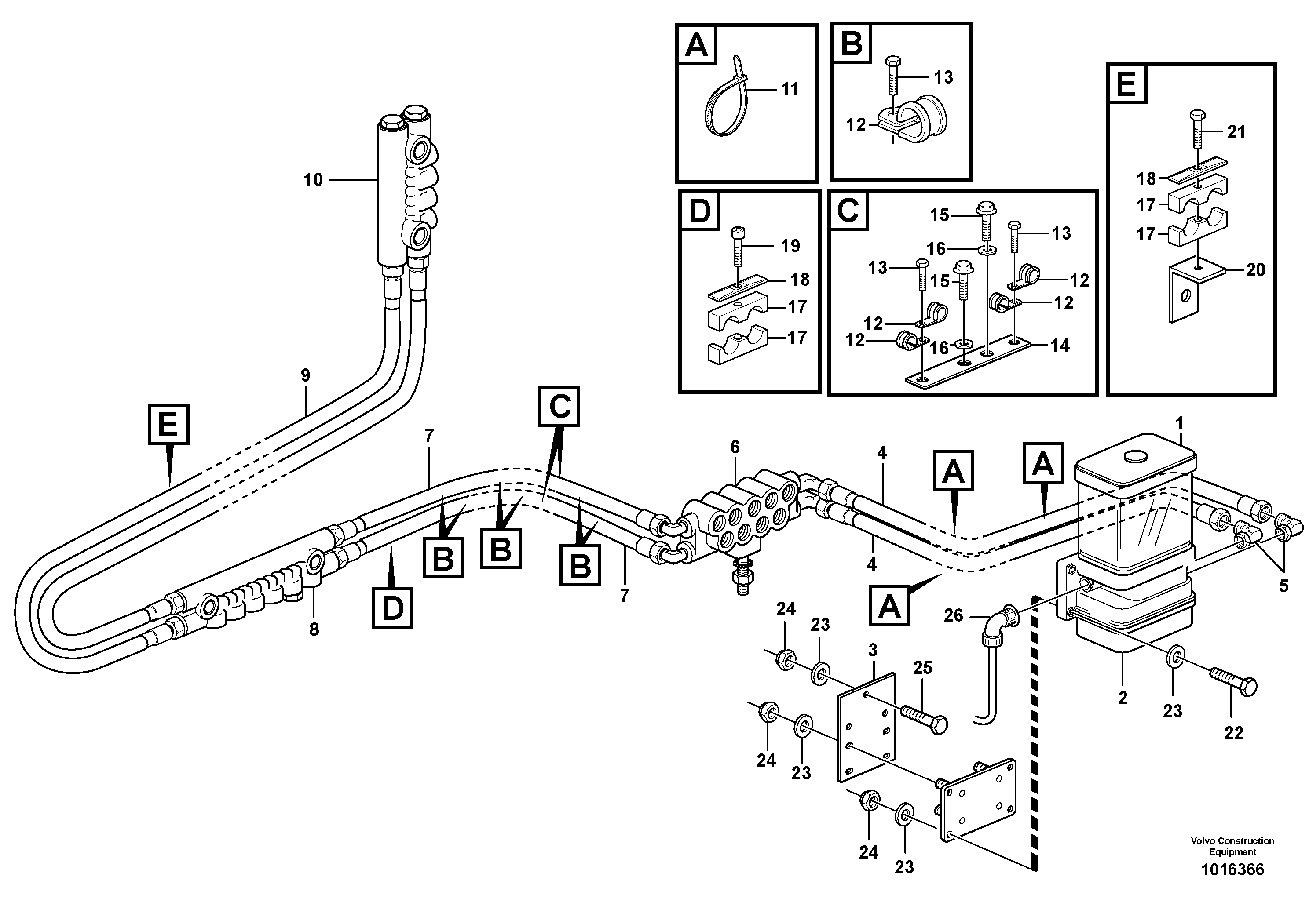 Central lubrication  82531 — volvo parts diagram