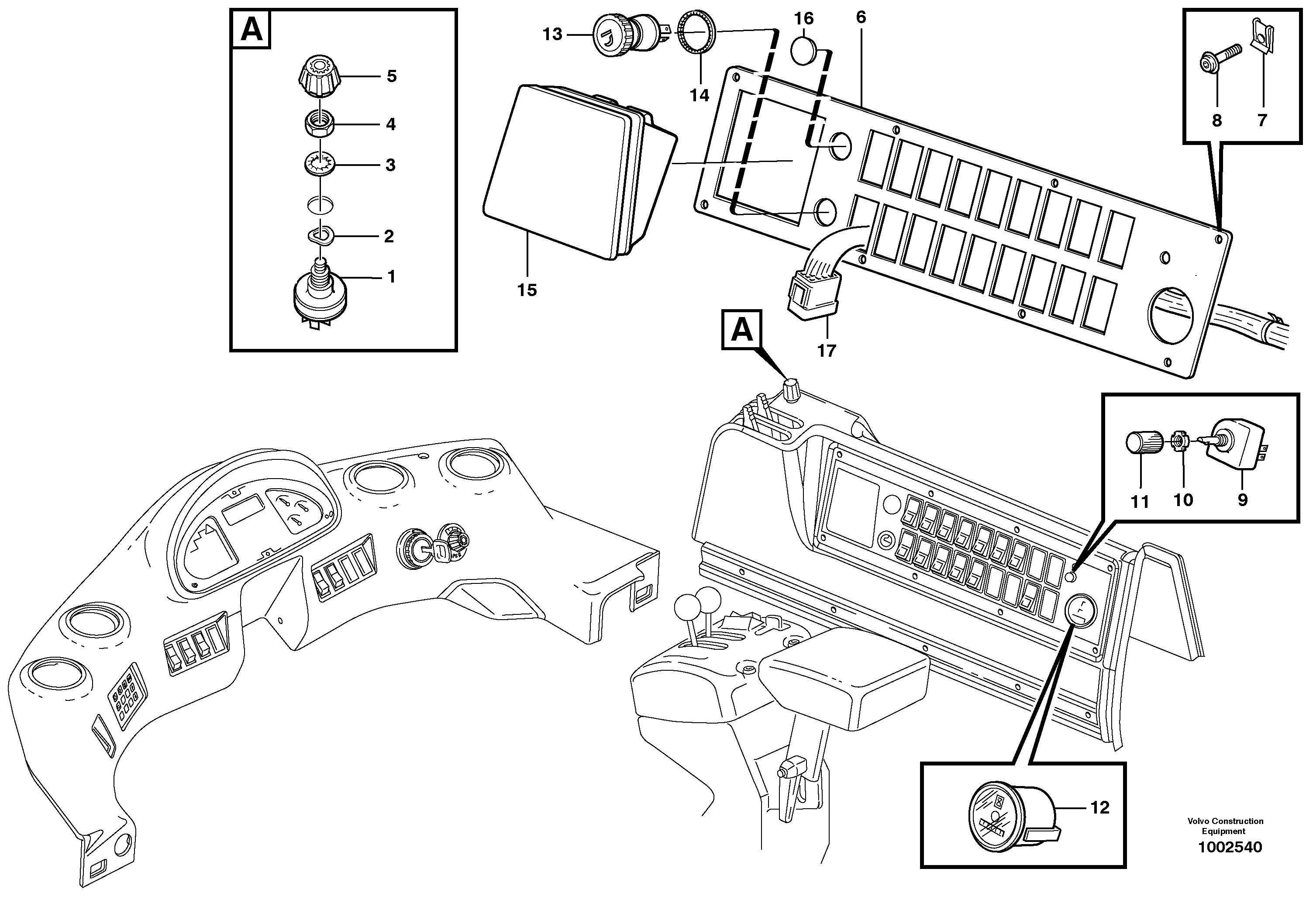 Side panel — volvo parts diagram