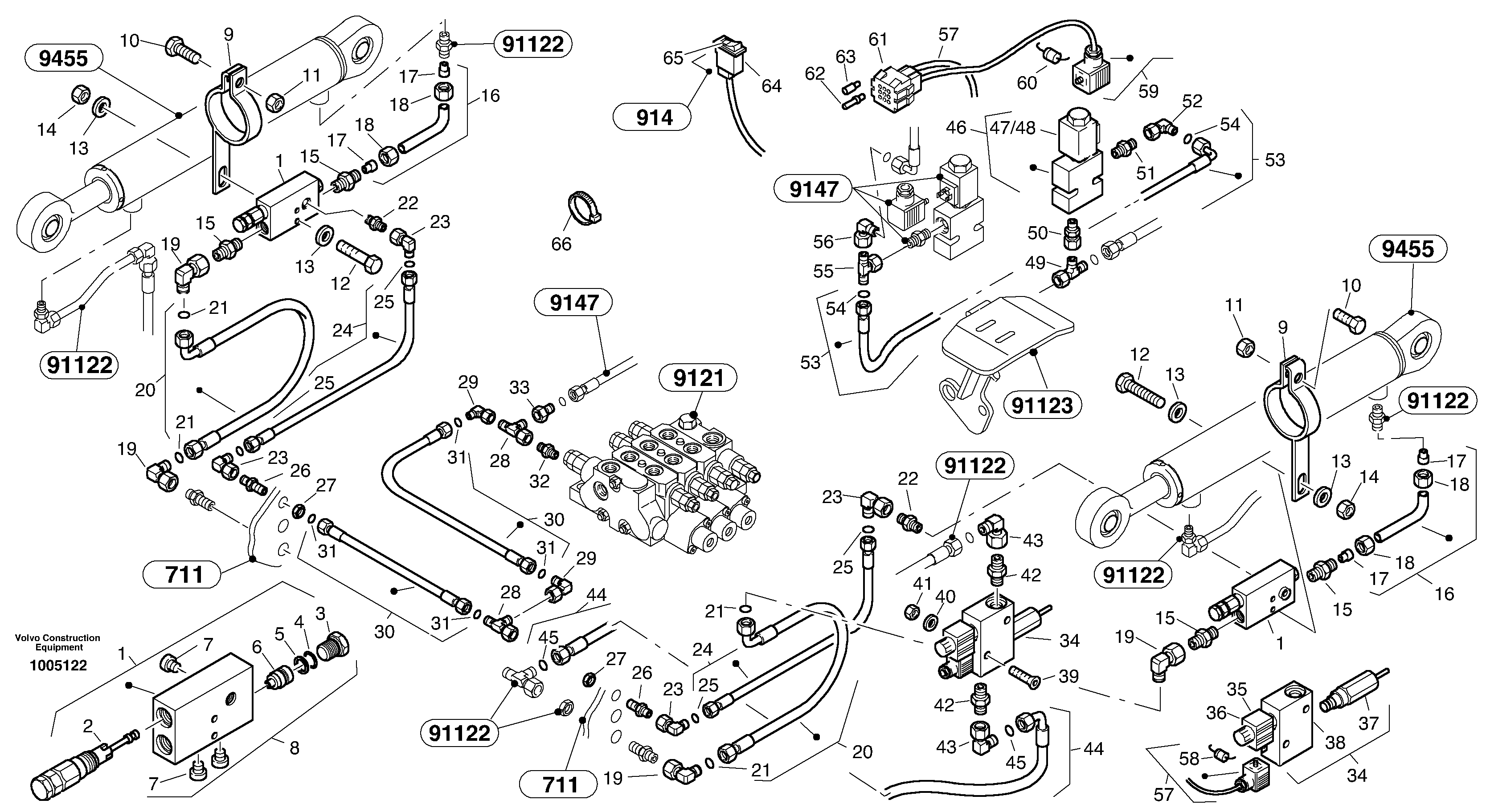 Line fracture safety - Lift — volvo parts diagram