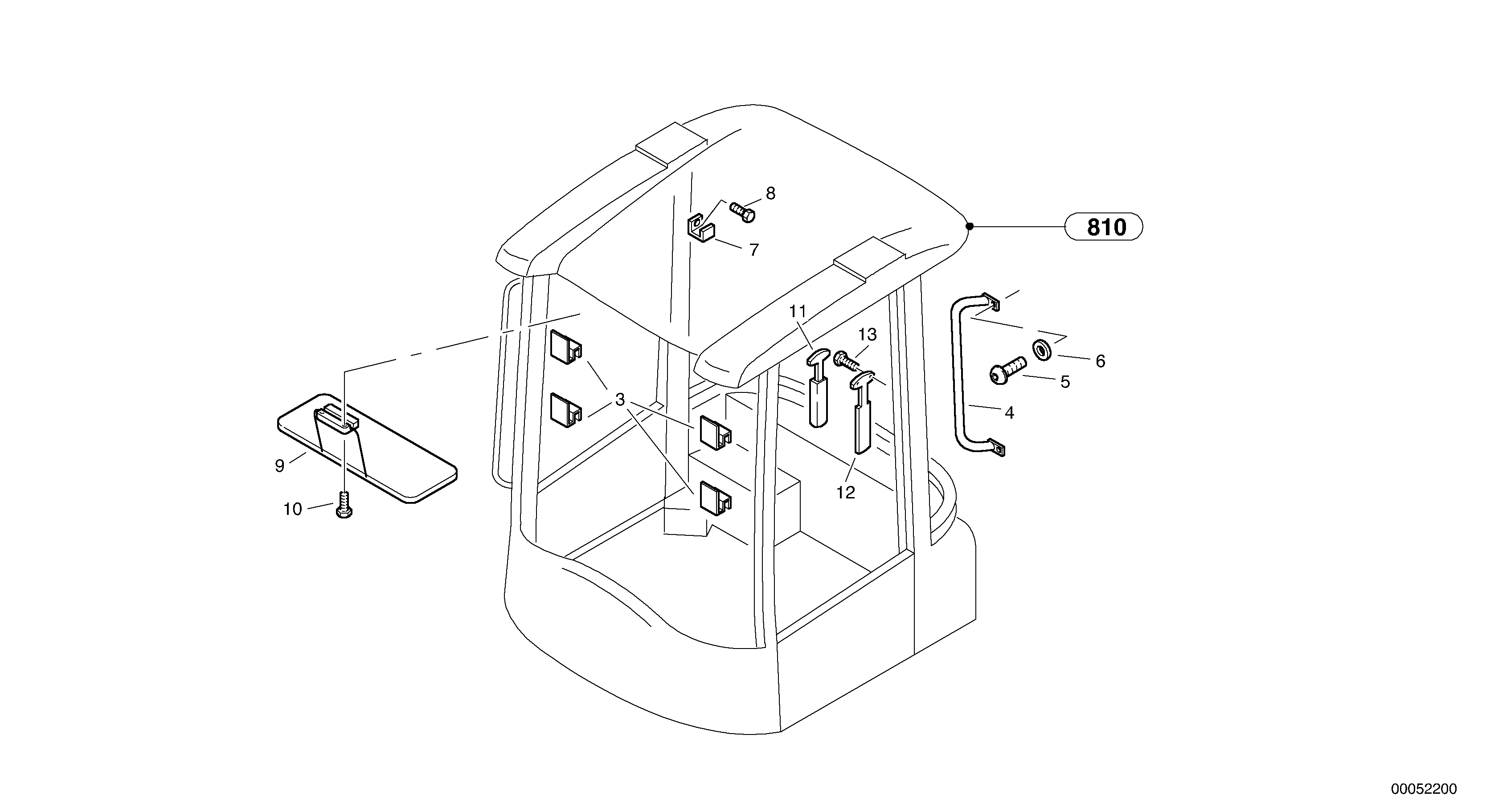 Interior equipment — volvo parts diagram