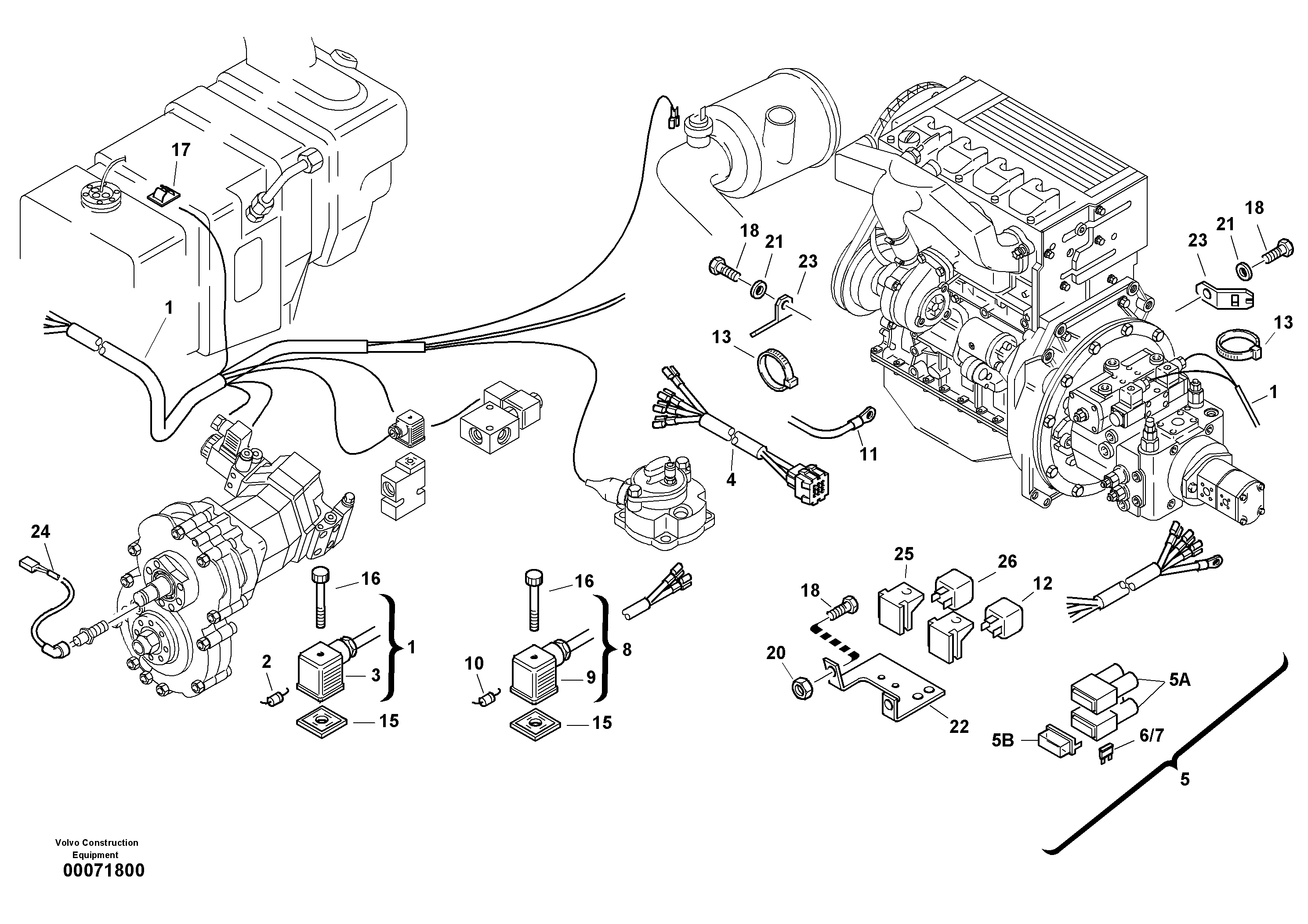 Electric installation — volvo parts diagram