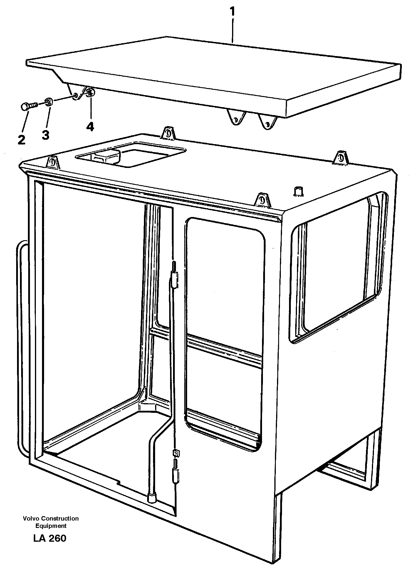 Tropic roof  14244816 — volvo parts diagram