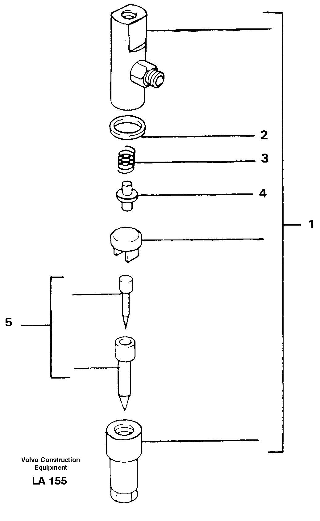 Injector — volvo parts diagram