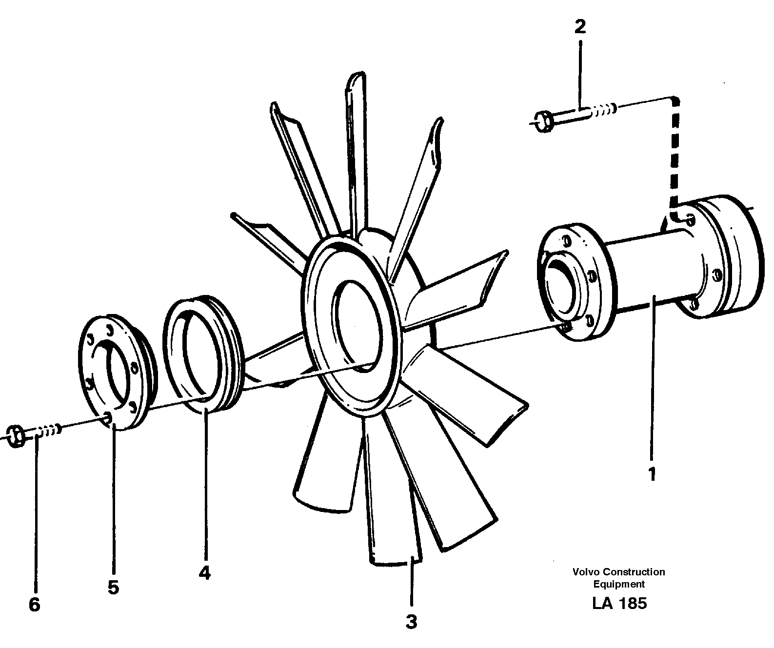 Fan — volvo parts diagram