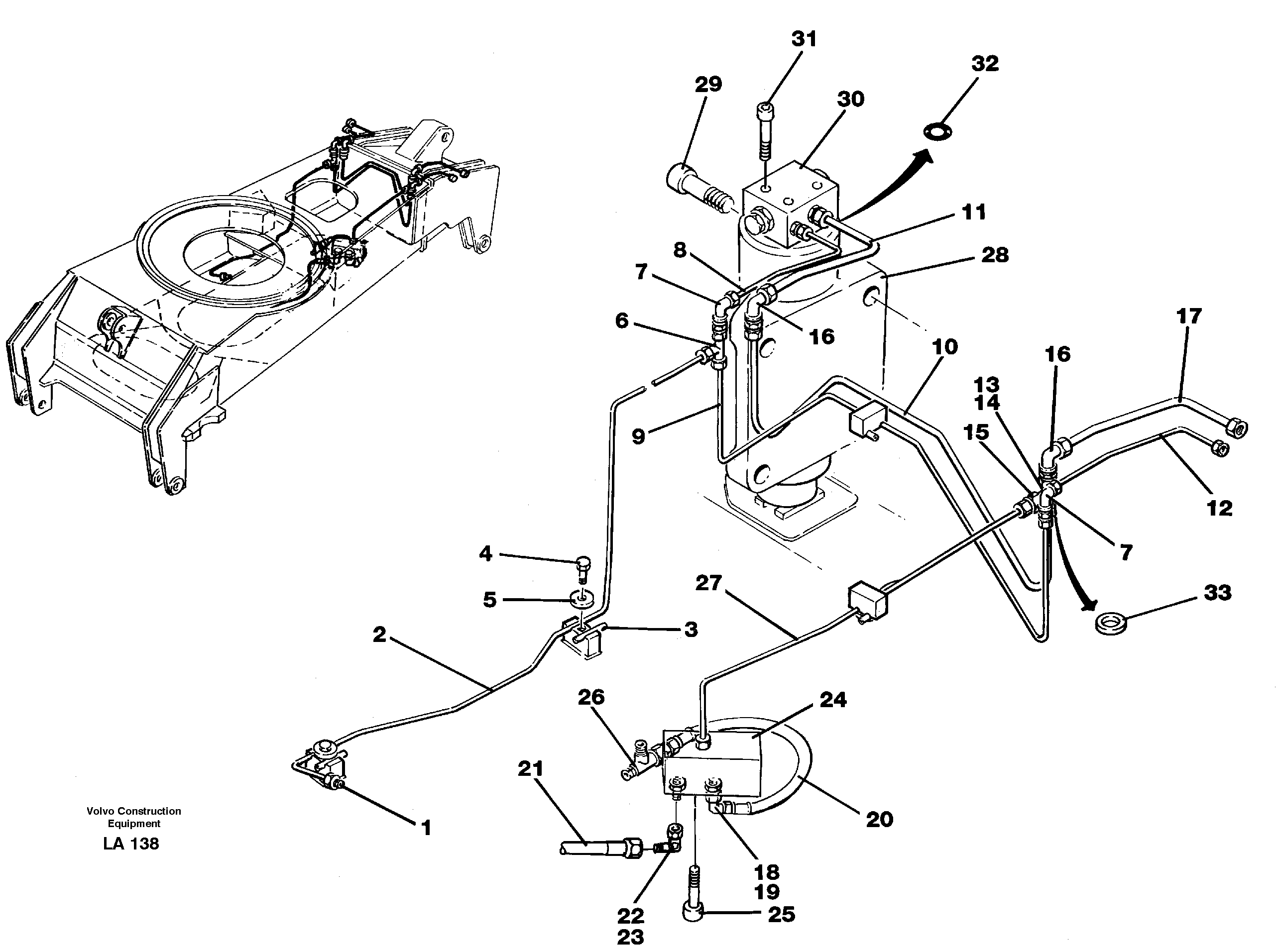 Oscillating system — volvo parts diagram