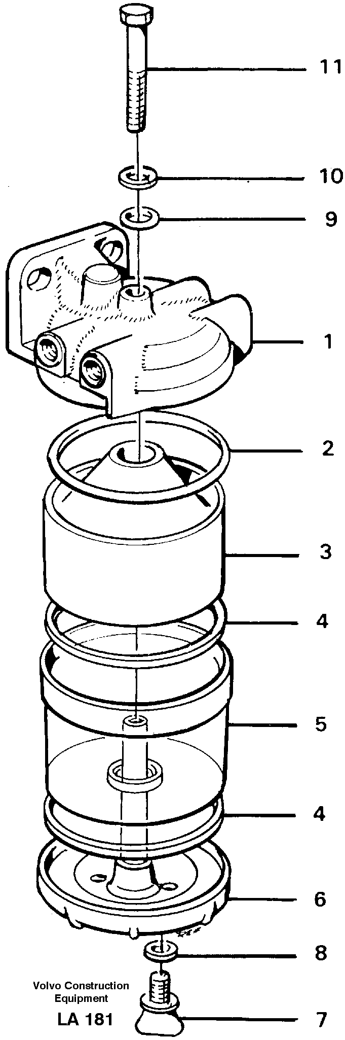 Slurry separator — volvo parts diagram