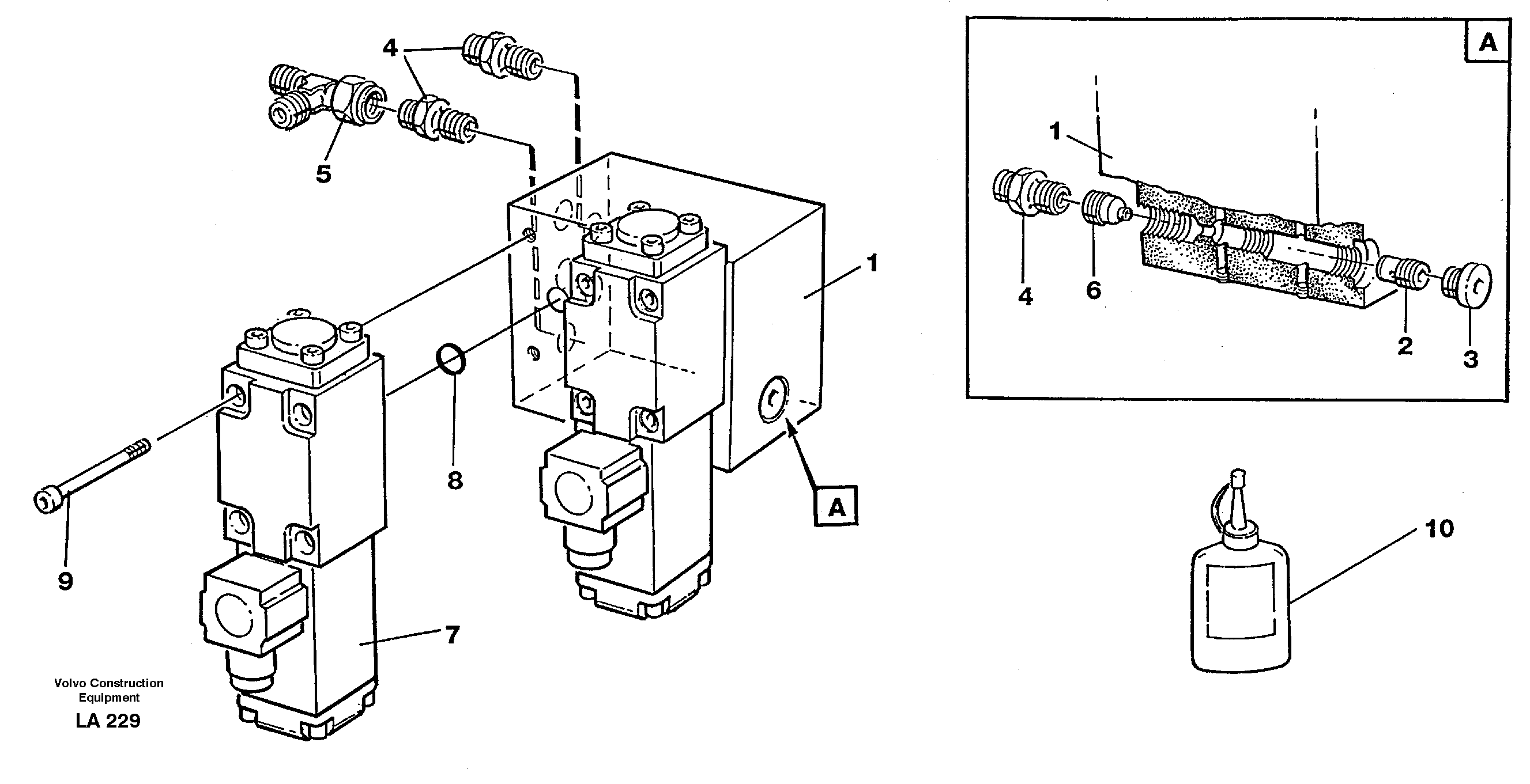 Control block — volvo parts diagram