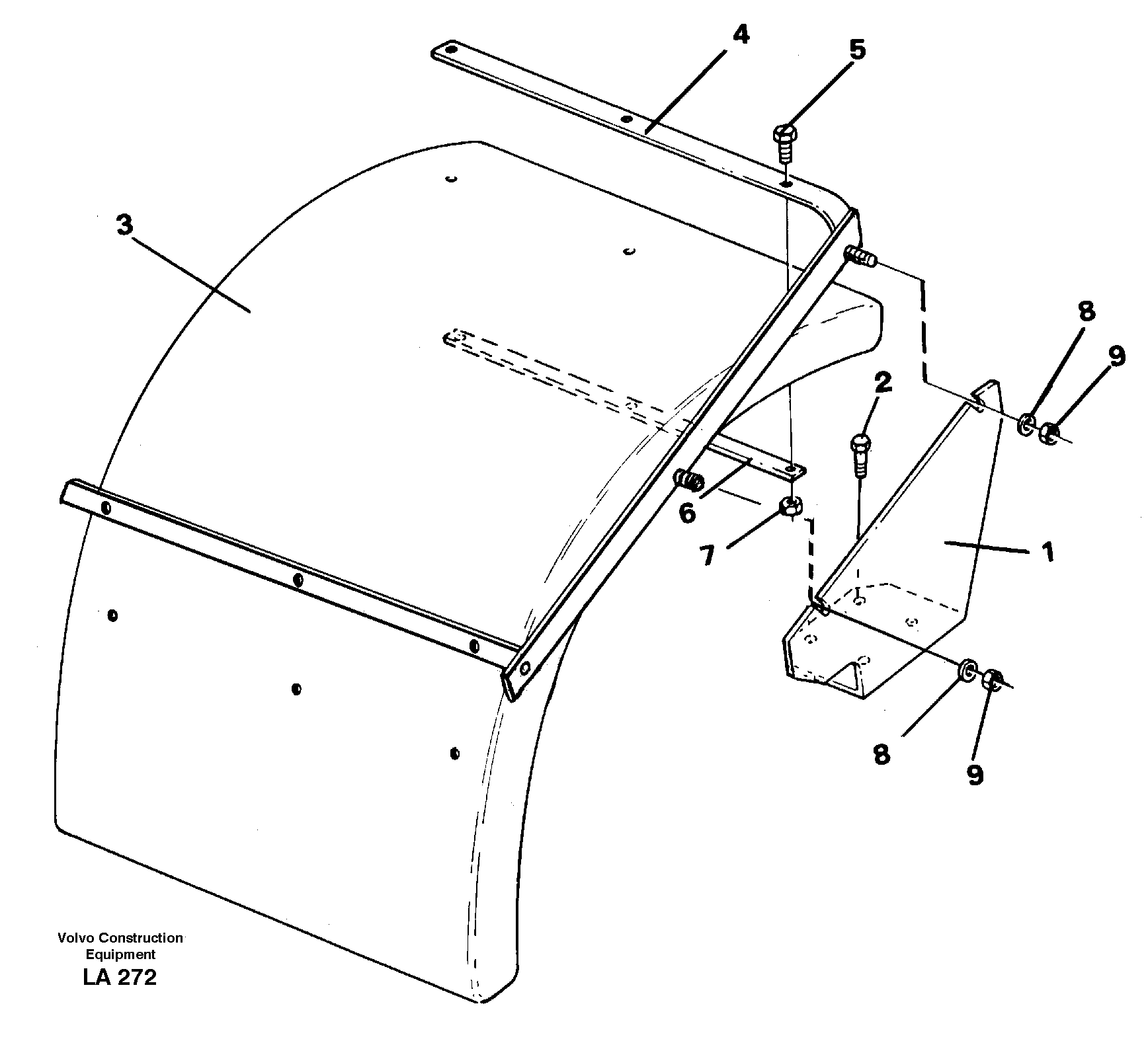 Mud guards  14251511,14251512 — volvo parts diagram