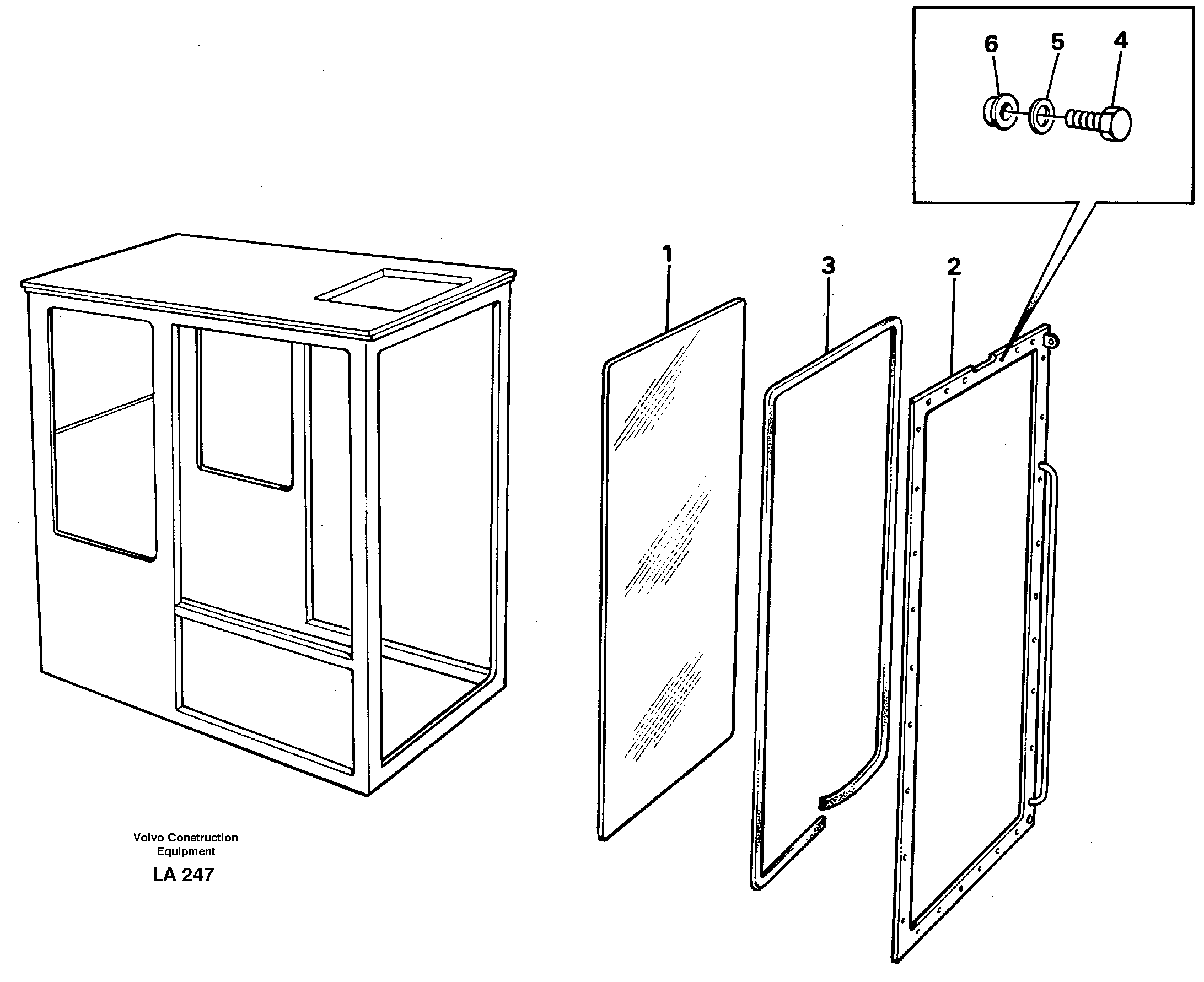 Entire windscreen  14262514 — volvo parts diagram