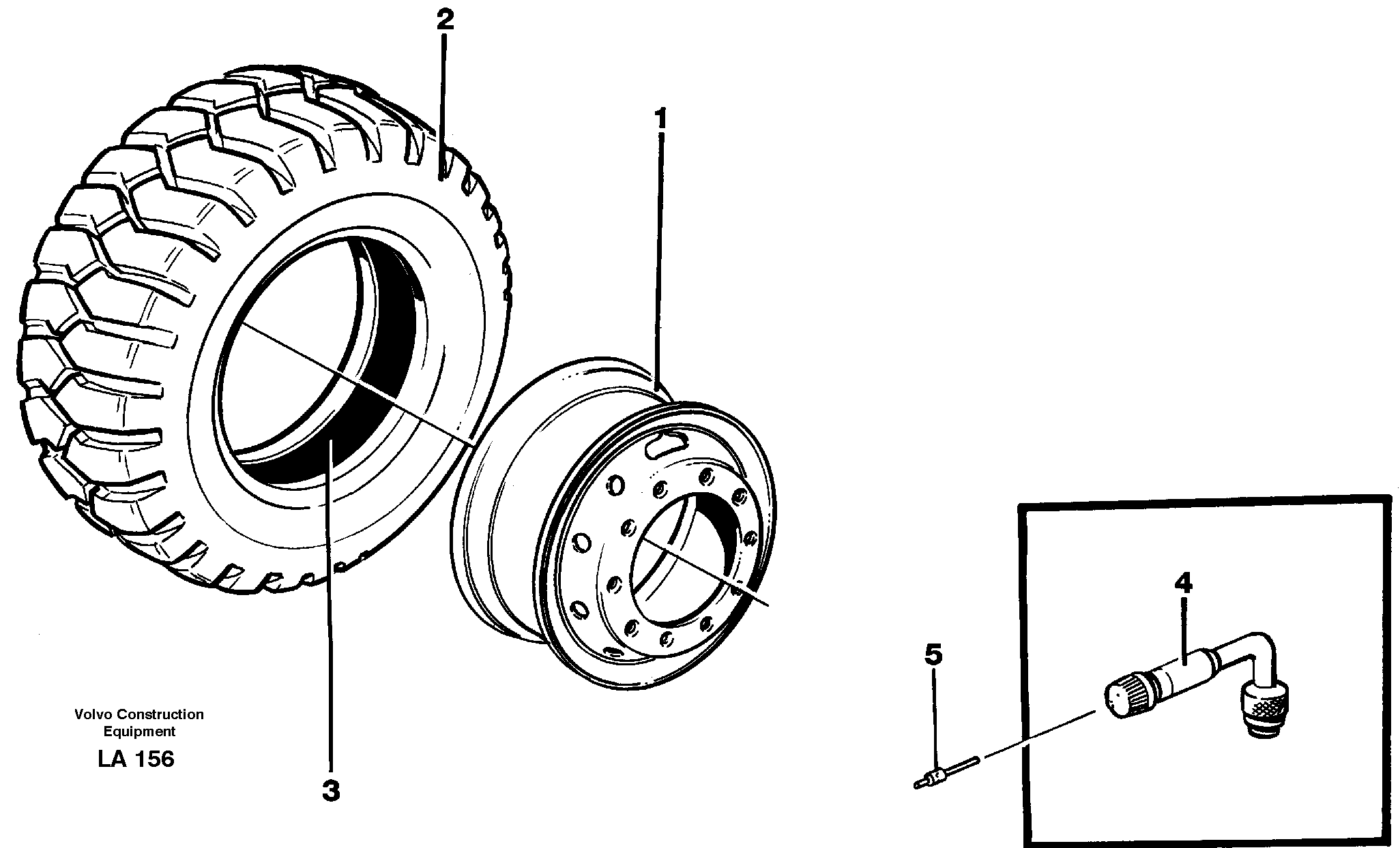 Wheels, wide-base — volvo parts diagram