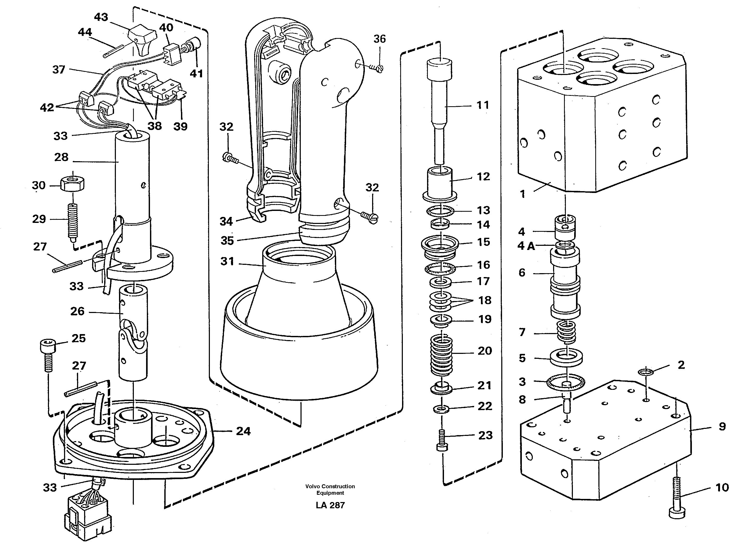 Control pressure valve — volvo parts diagram