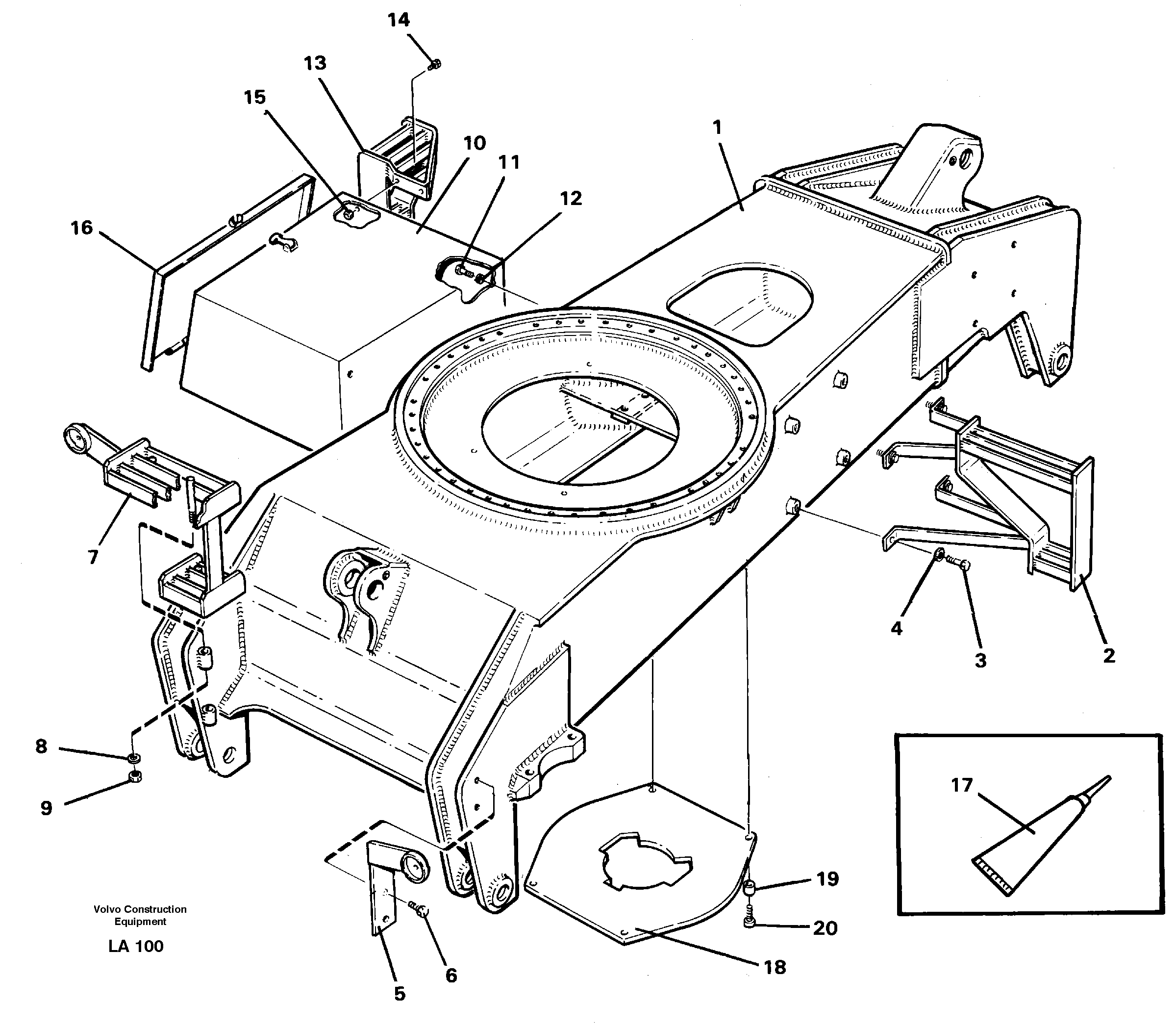 Undercarriage — volvo parts diagram