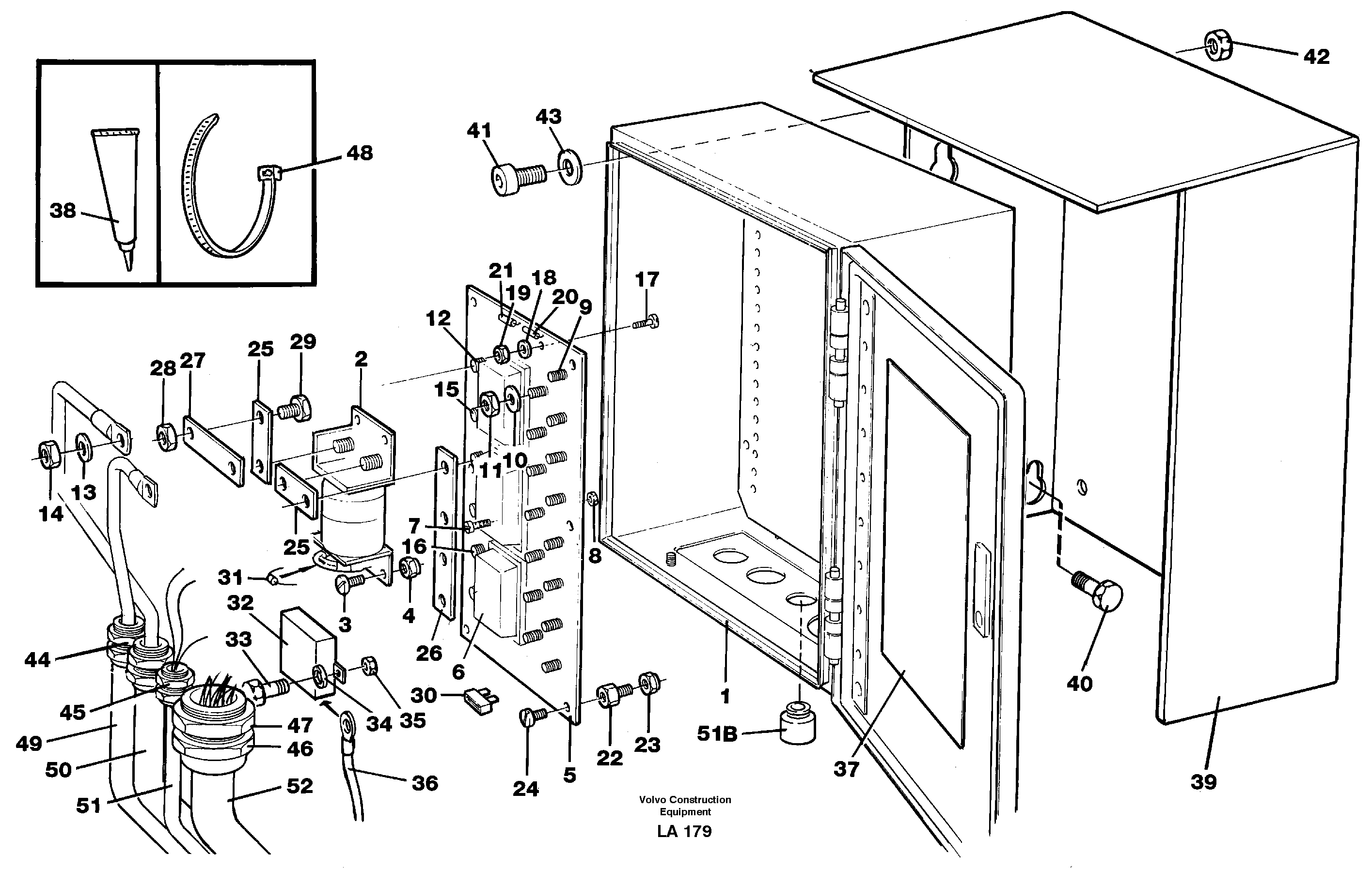 Main fuse box — volvo parts diagram