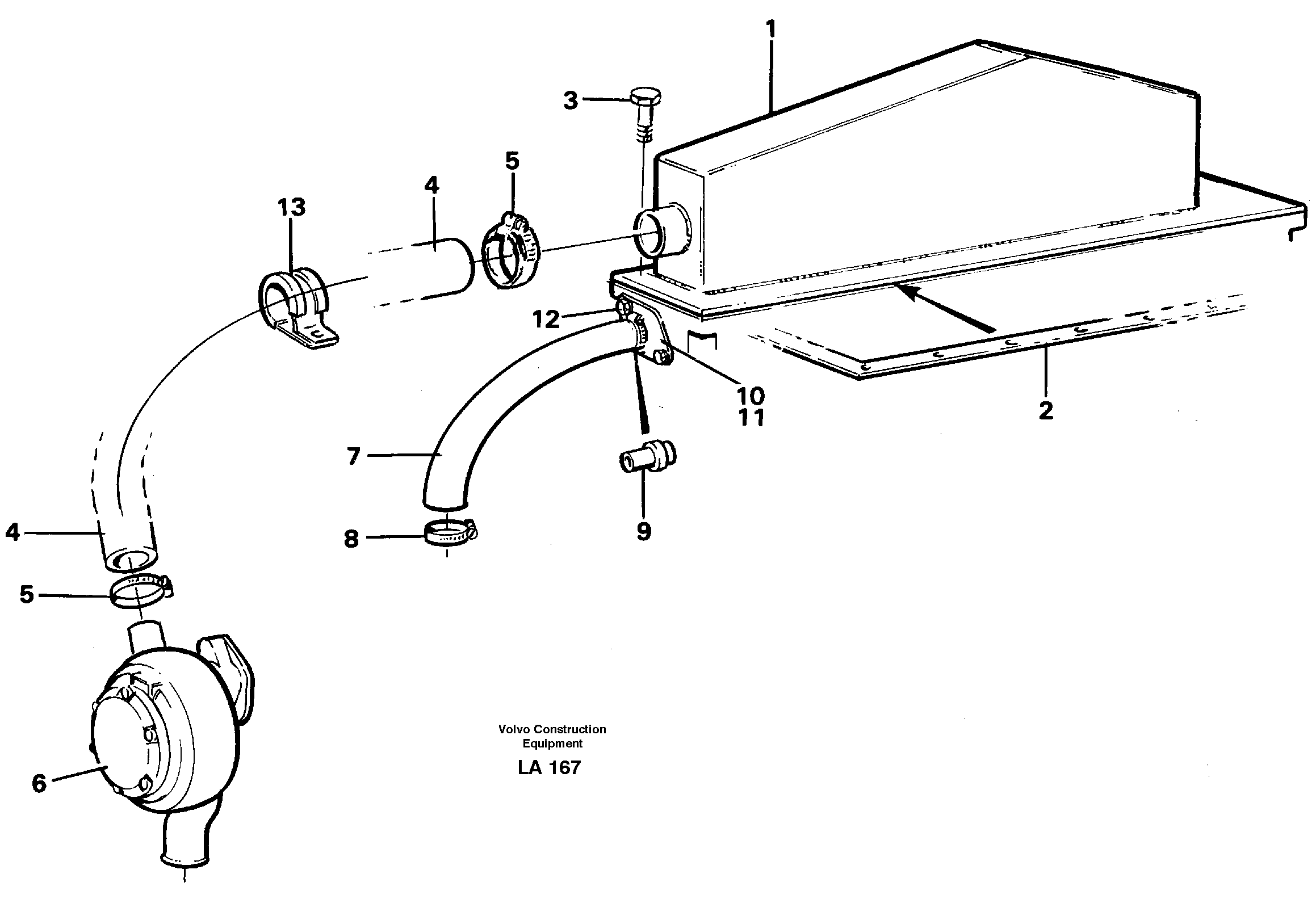 Intercooler — volvo parts diagram