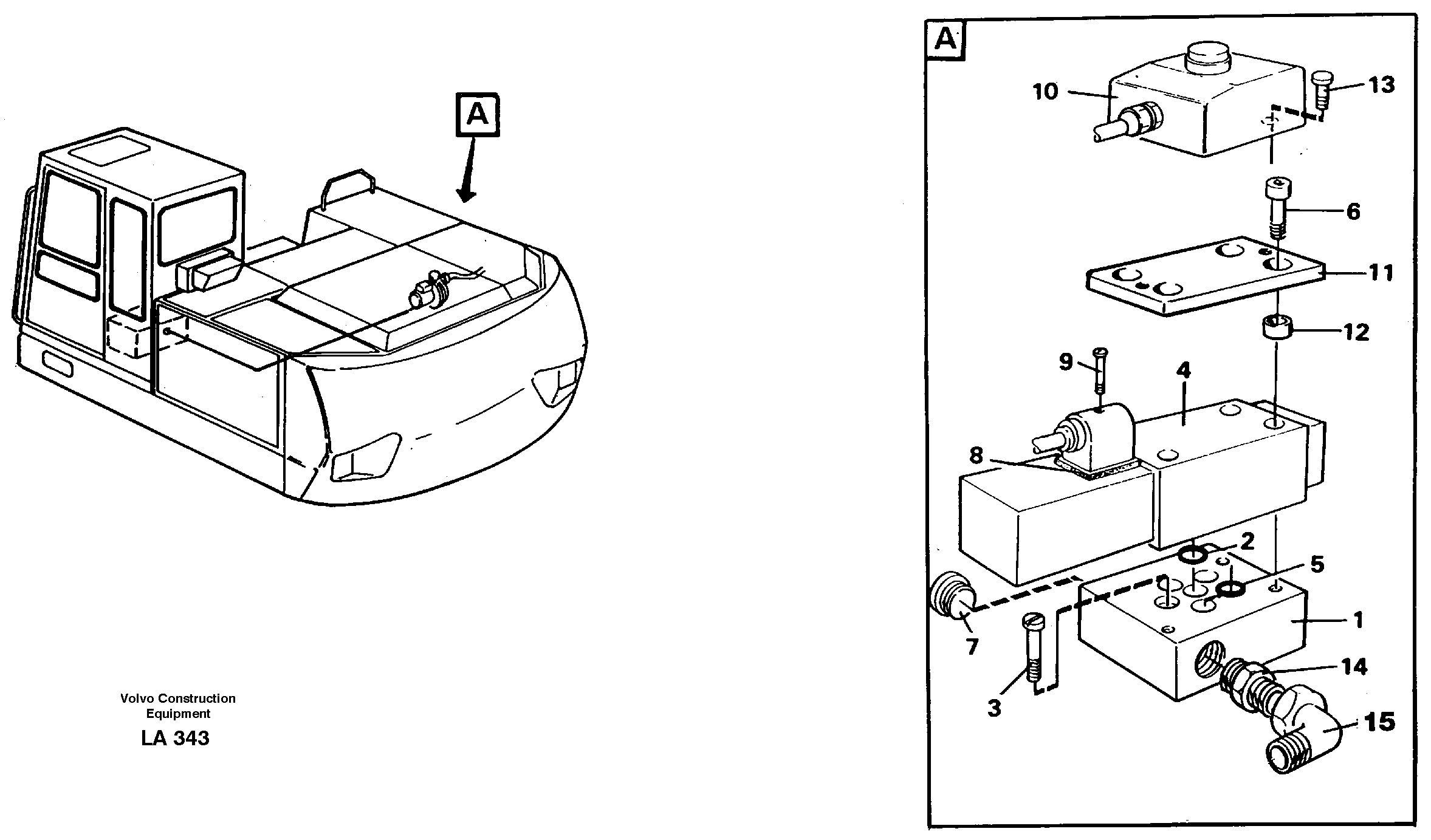 Overfilling guard  14259796 — volvo parts diagram