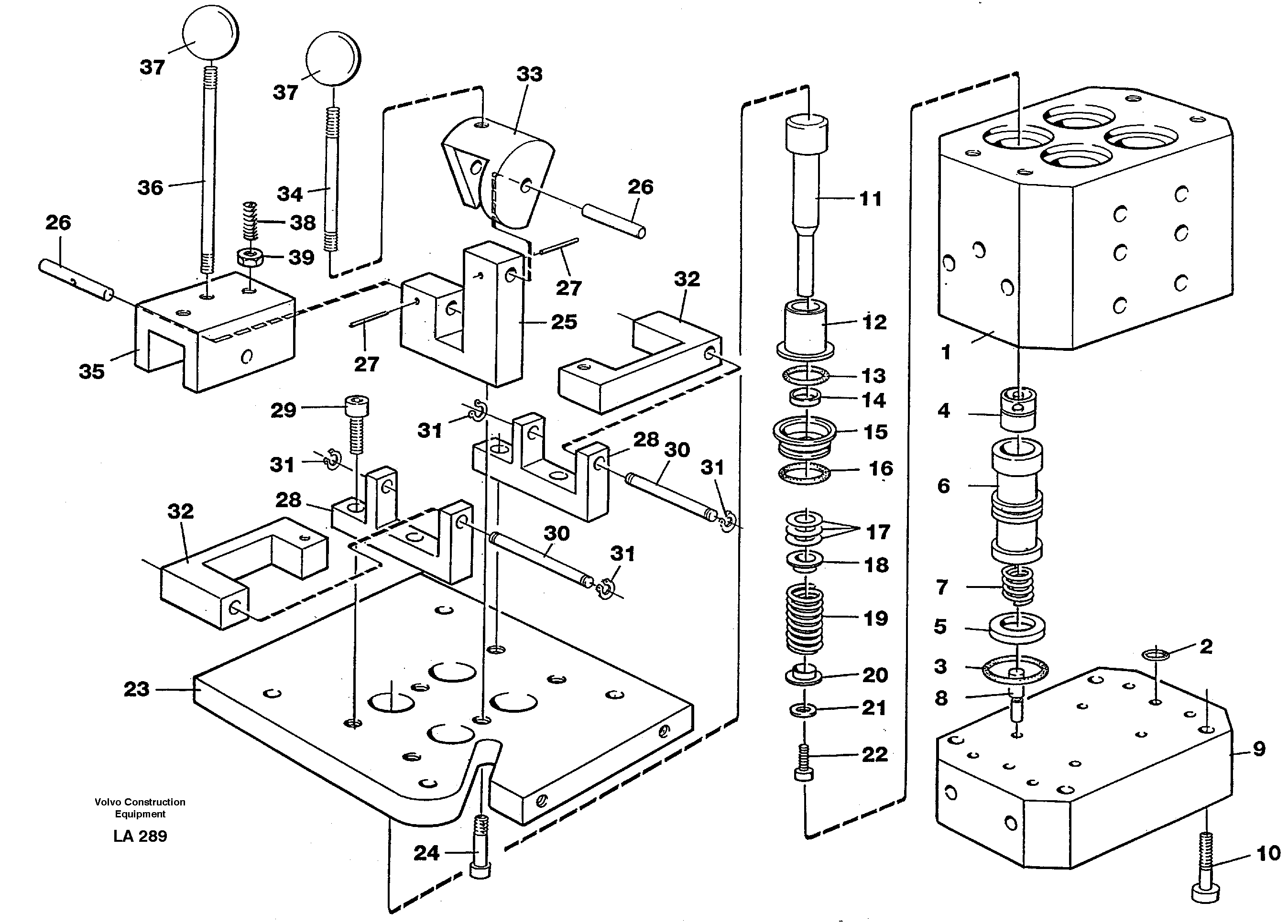 Control pressure valve — volvo parts diagram