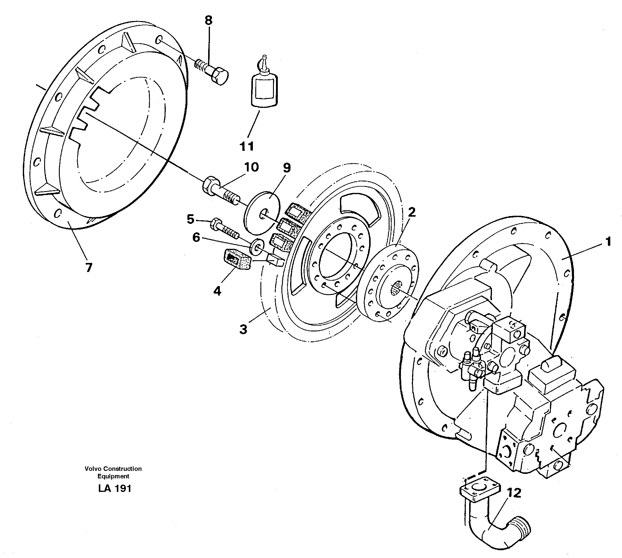Pump gear box — volvo parts diagram