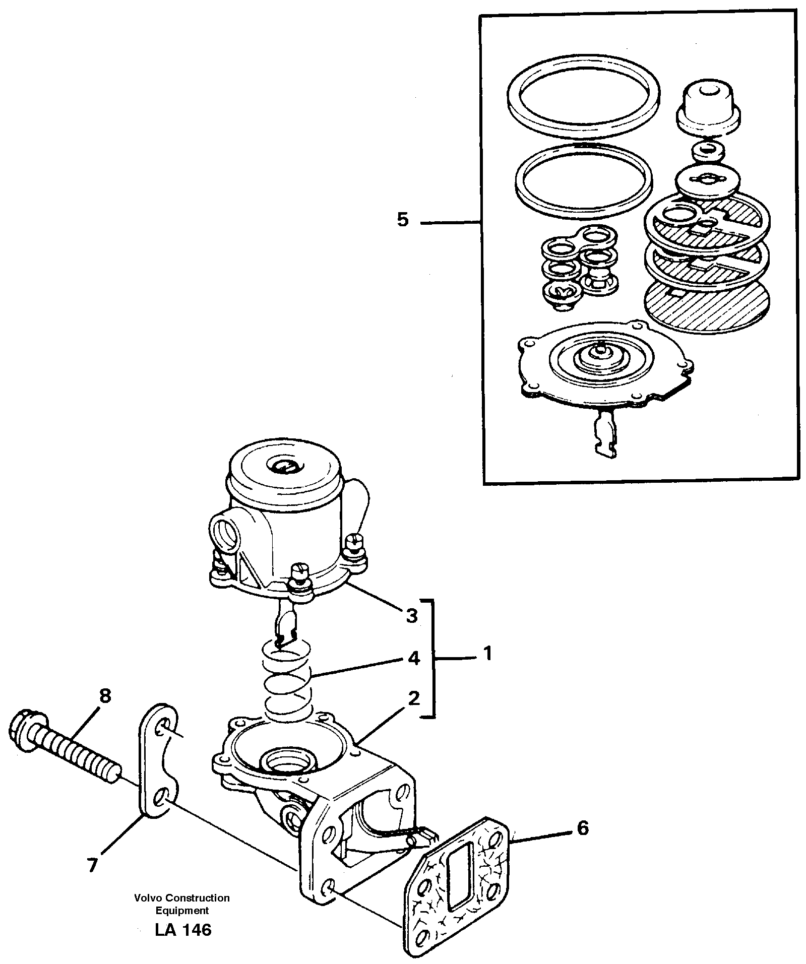 Fuel pump — volvo parts diagram