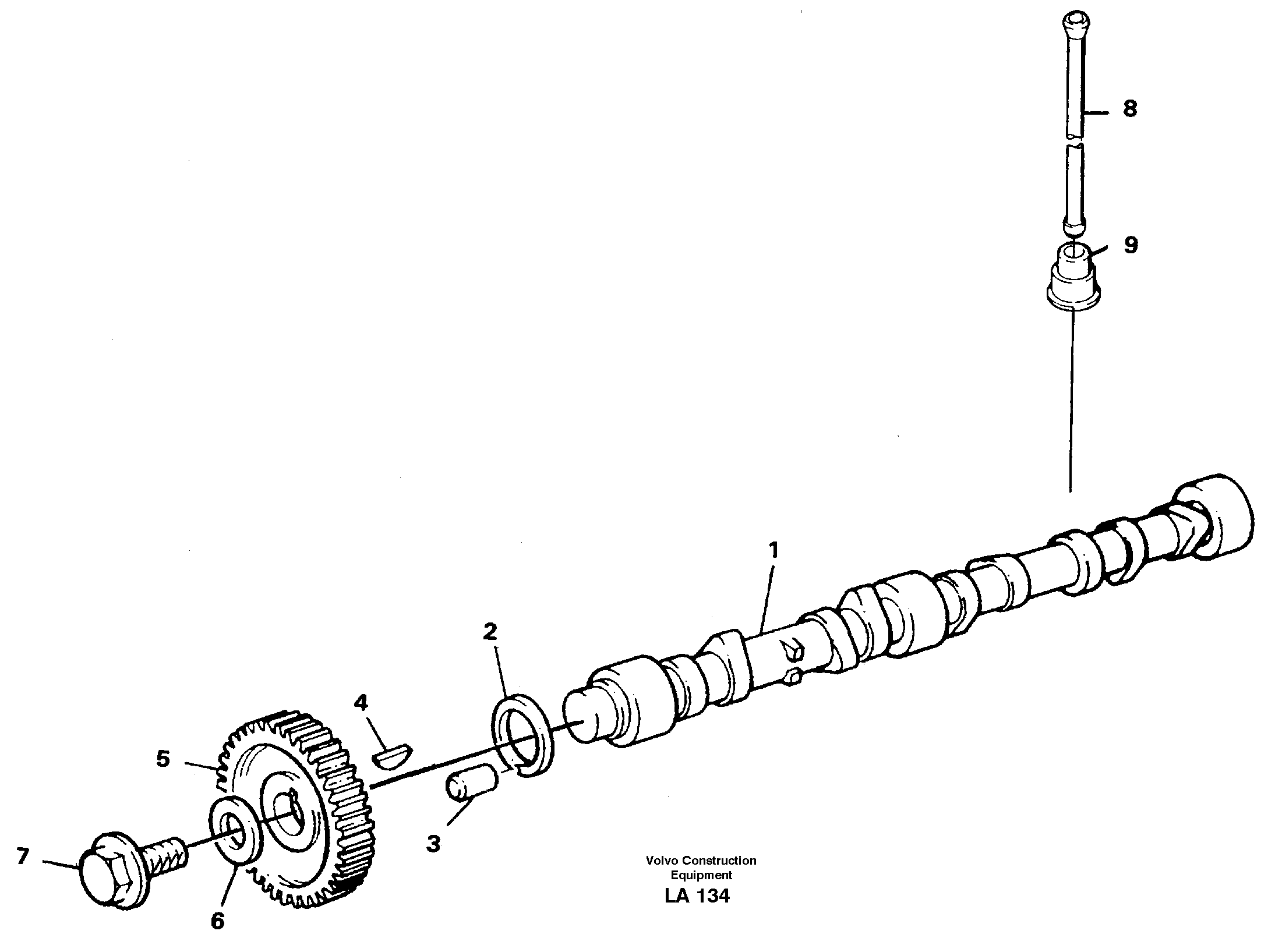 Camshaft — volvo parts diagram