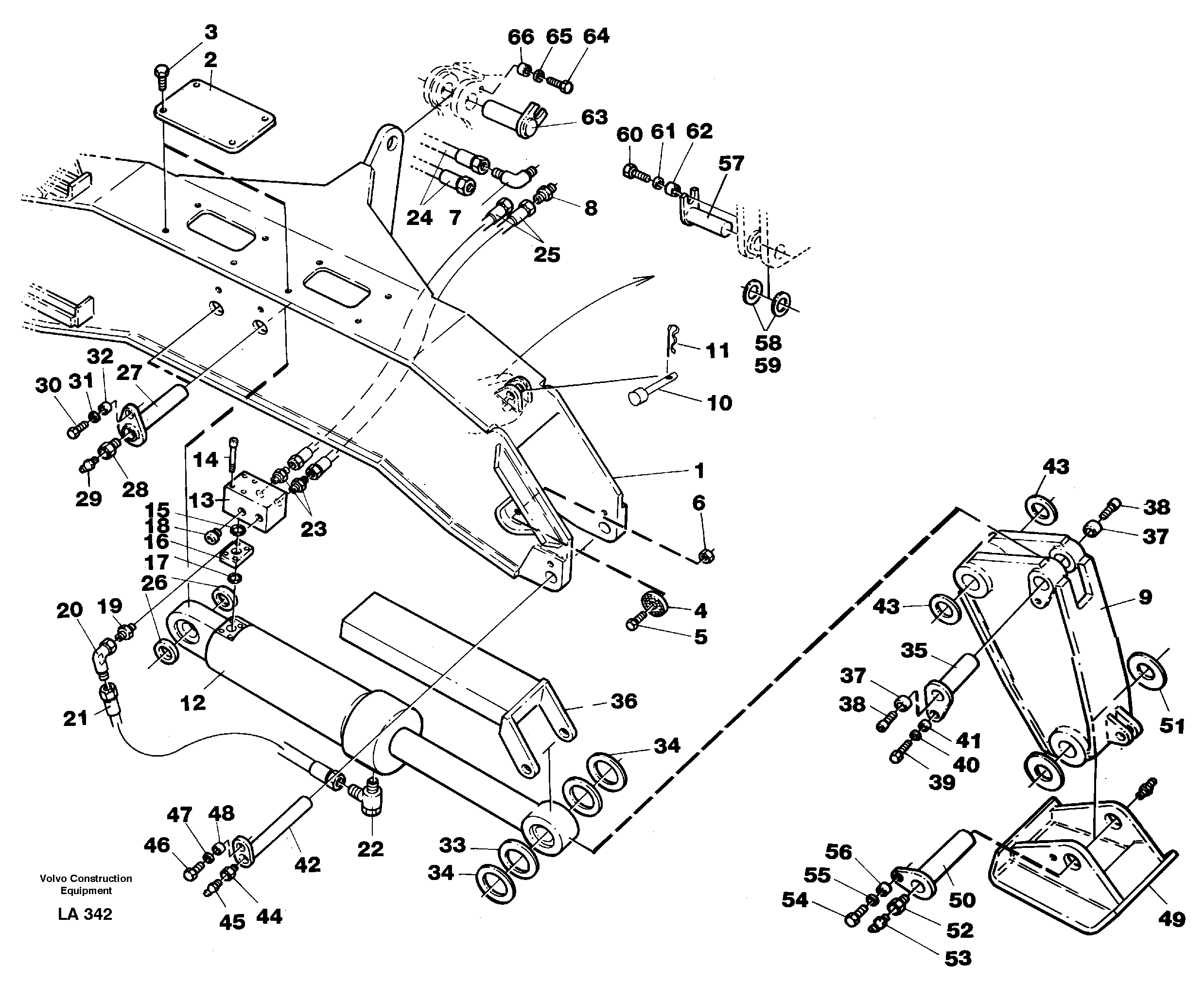 Stabilisors flexible plates  14259273 — volvo parts diagram