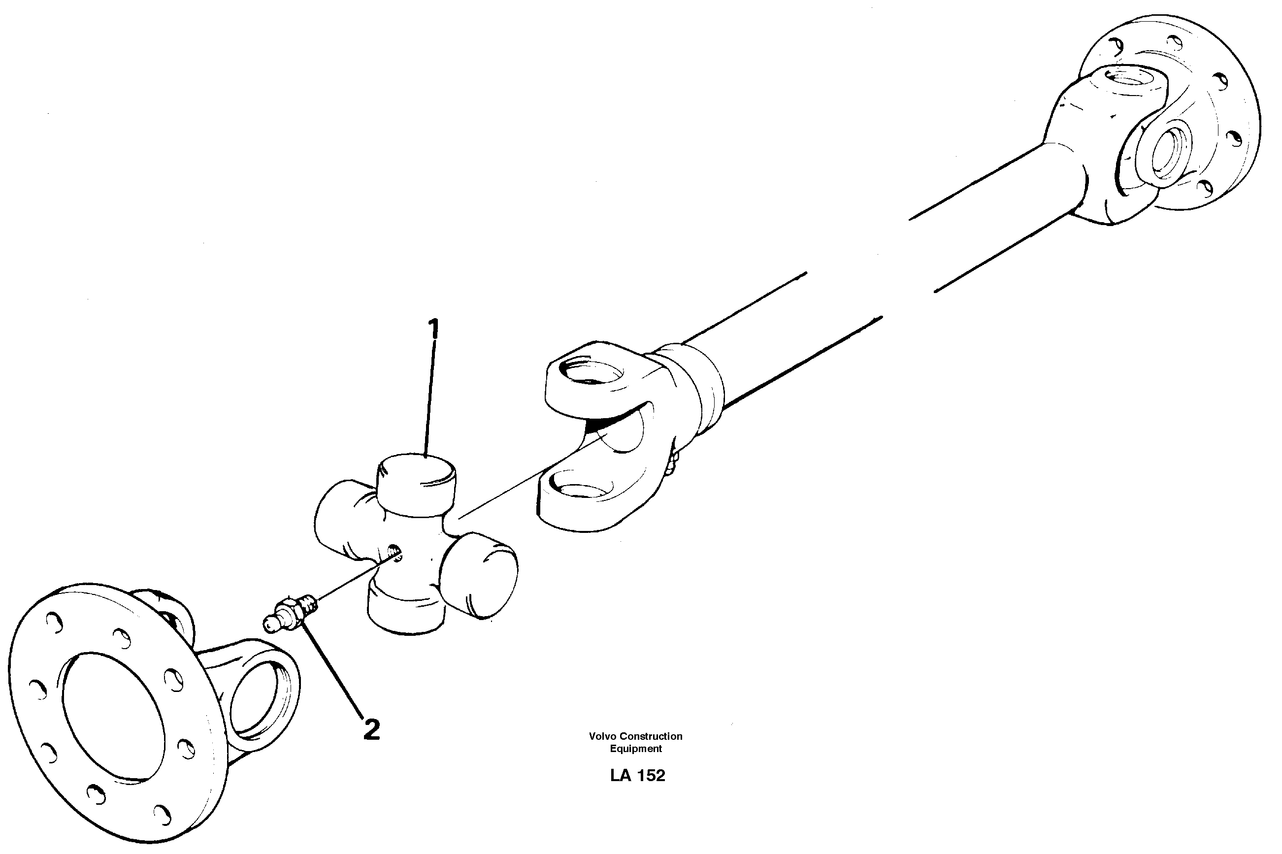 Power shafts — volvo parts diagram
