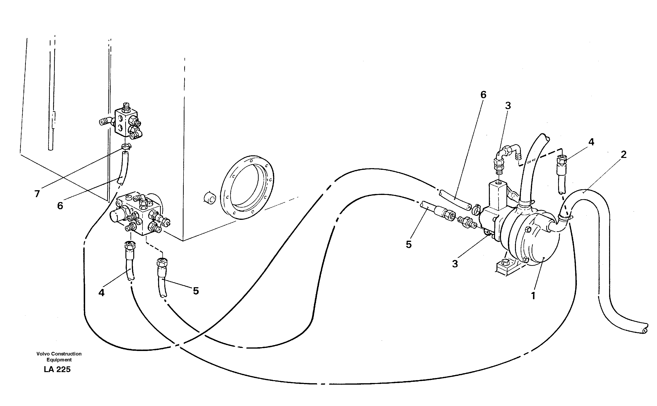 Hydraulic system, fuel pump — volvo parts diagram