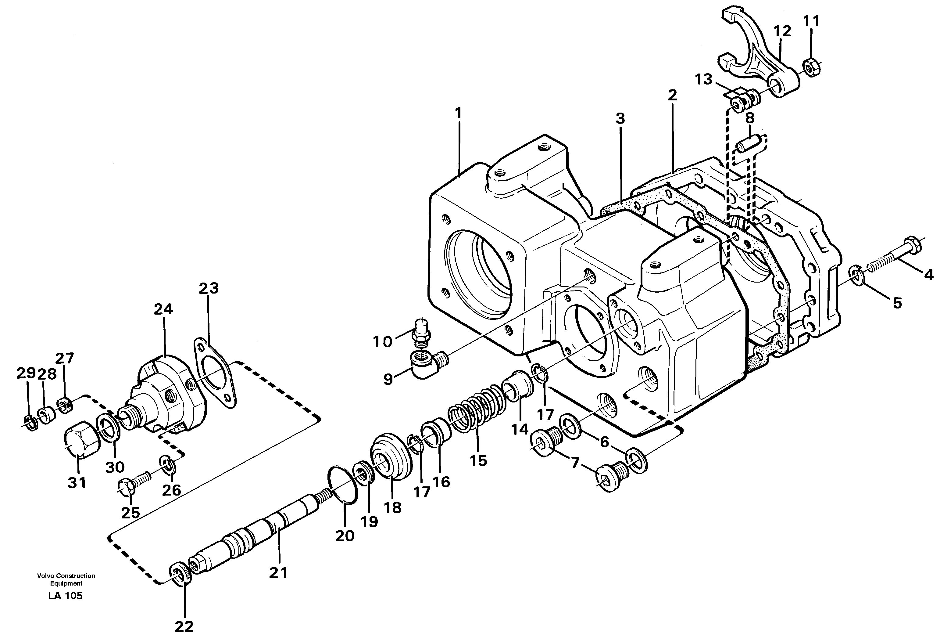 Gear box — volvo parts diagram