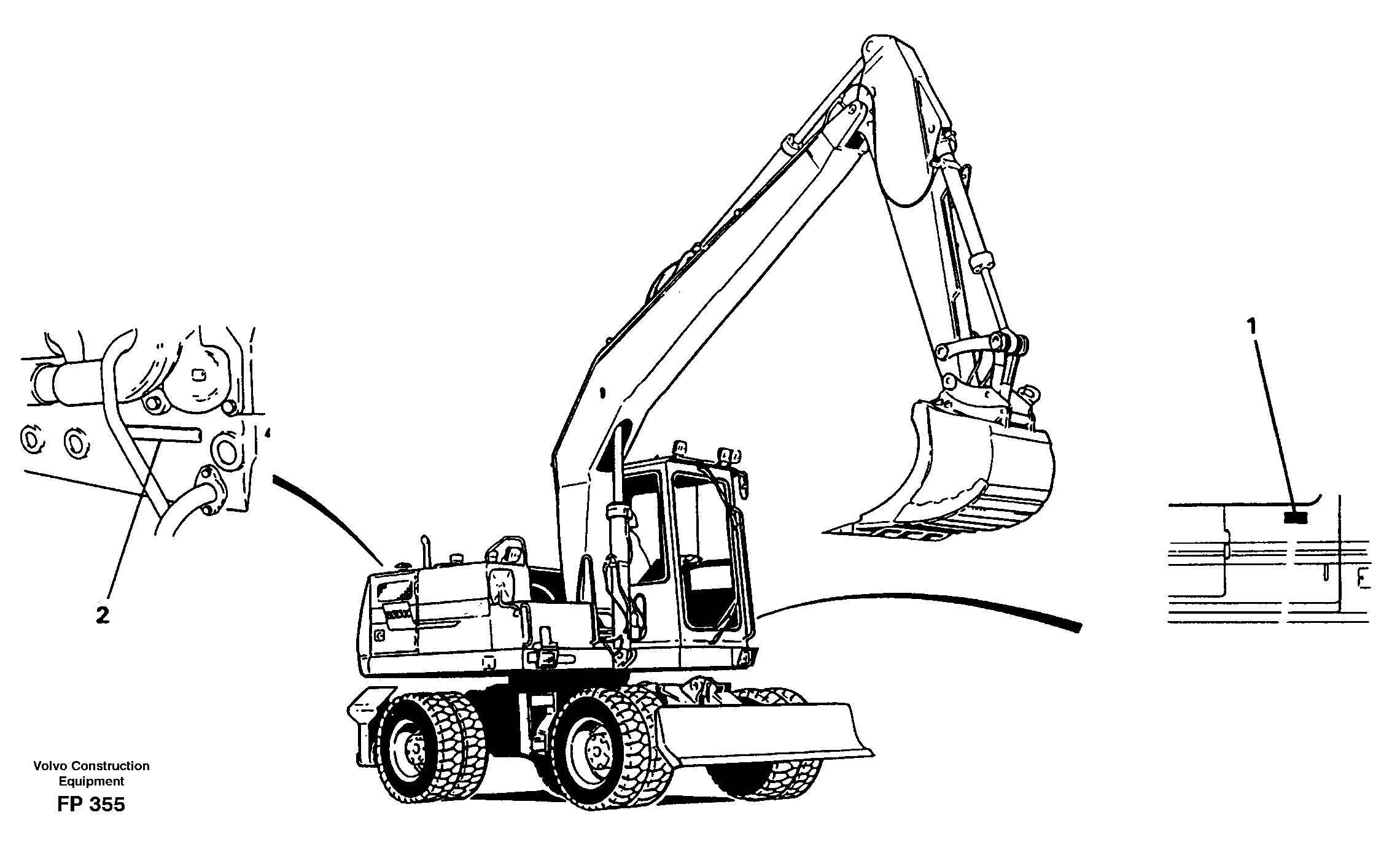 Product sign plate — volvo parts diagram