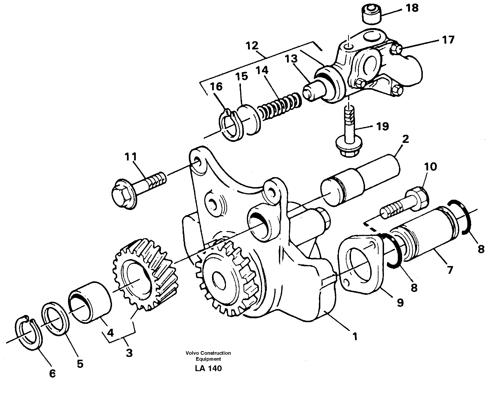Oil pump — volvo parts diagram