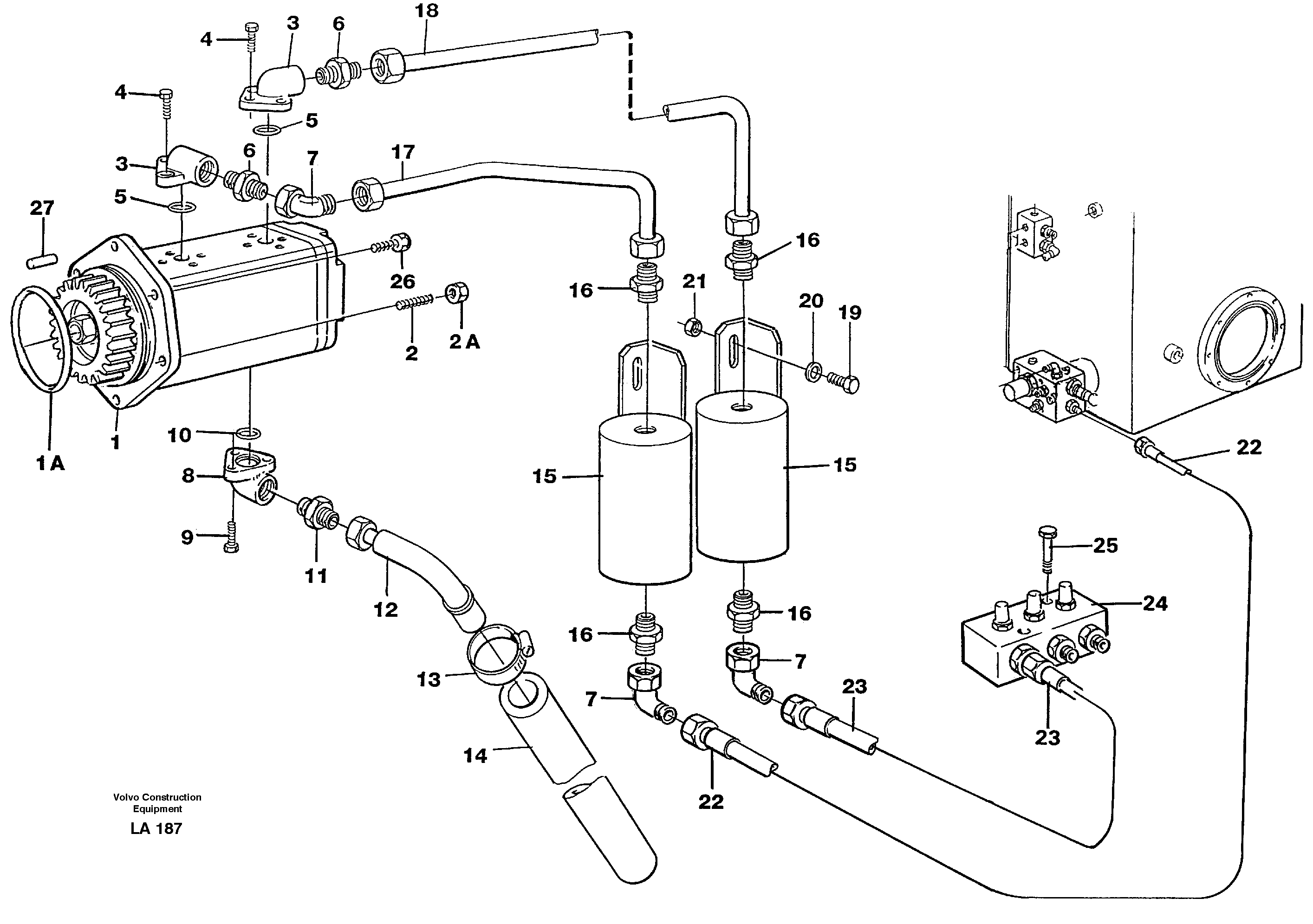 Servo pump — volvo parts diagram