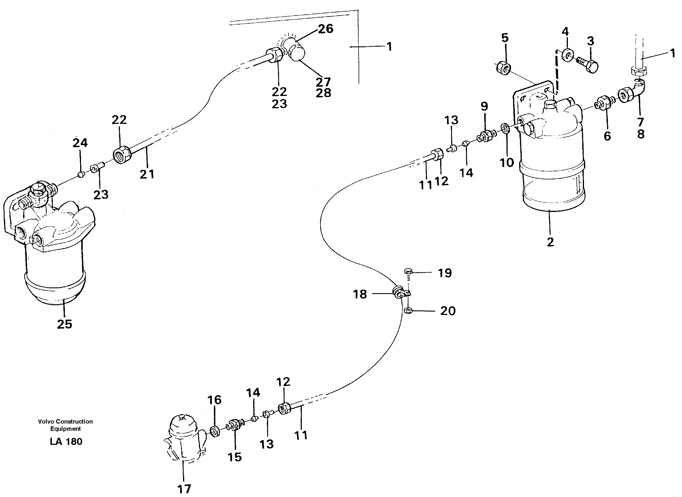 Fuel system: Fuel tank - fuel pump — volvo parts diagram