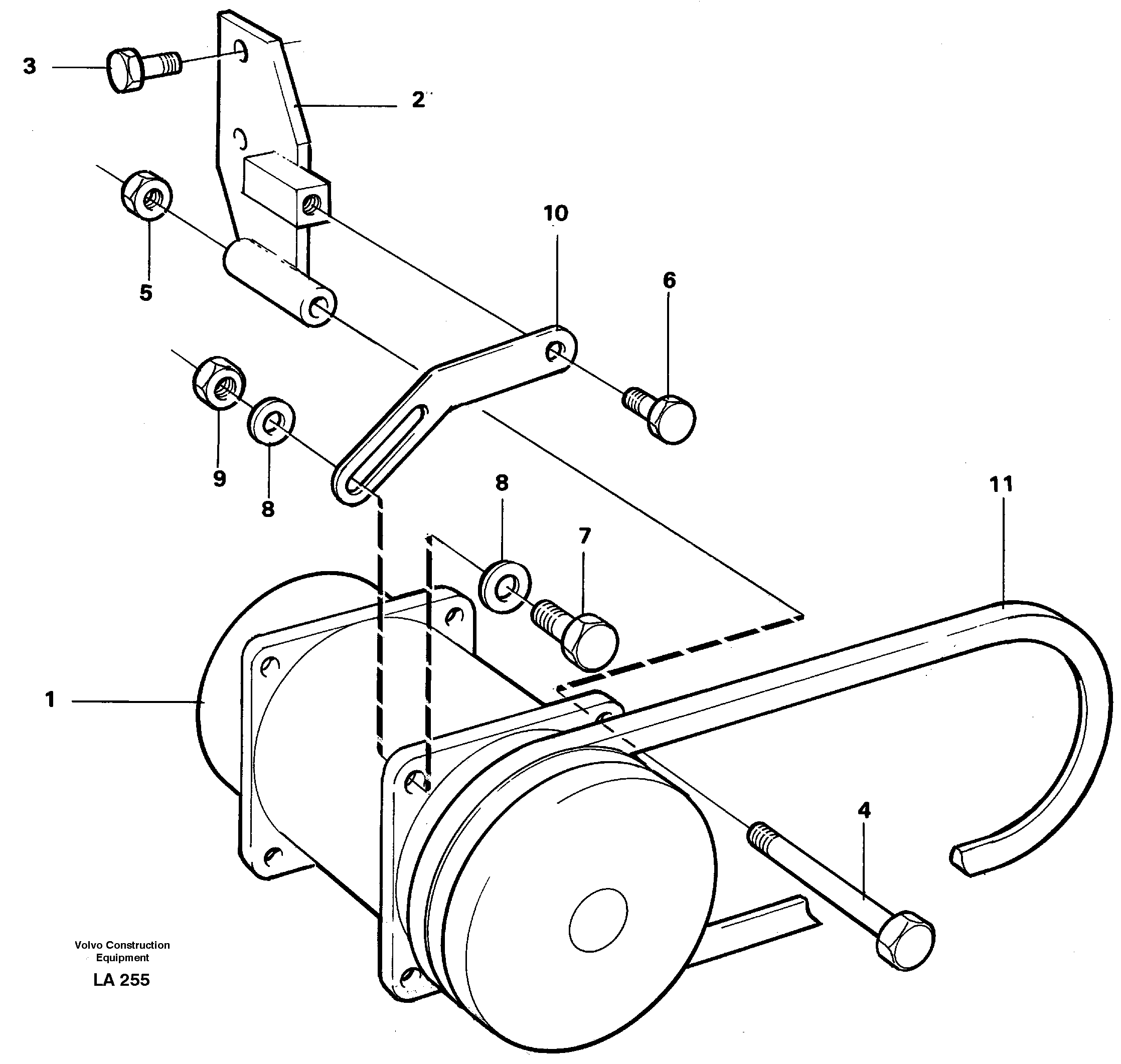 Compressor with fitting parts Cooling agent R134 A  14268393 — volvo parts diagram
