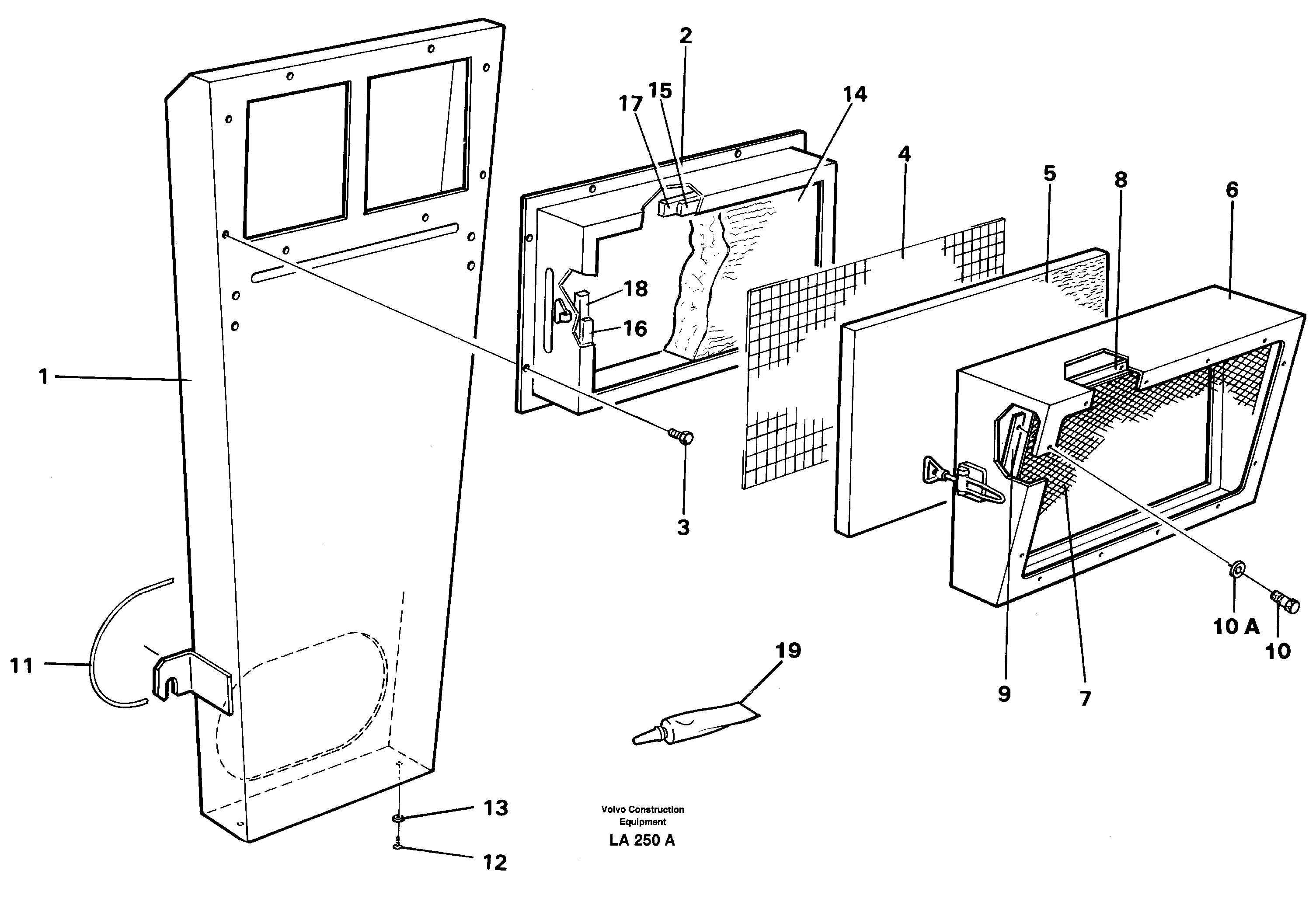 Air inlet — volvo parts diagram