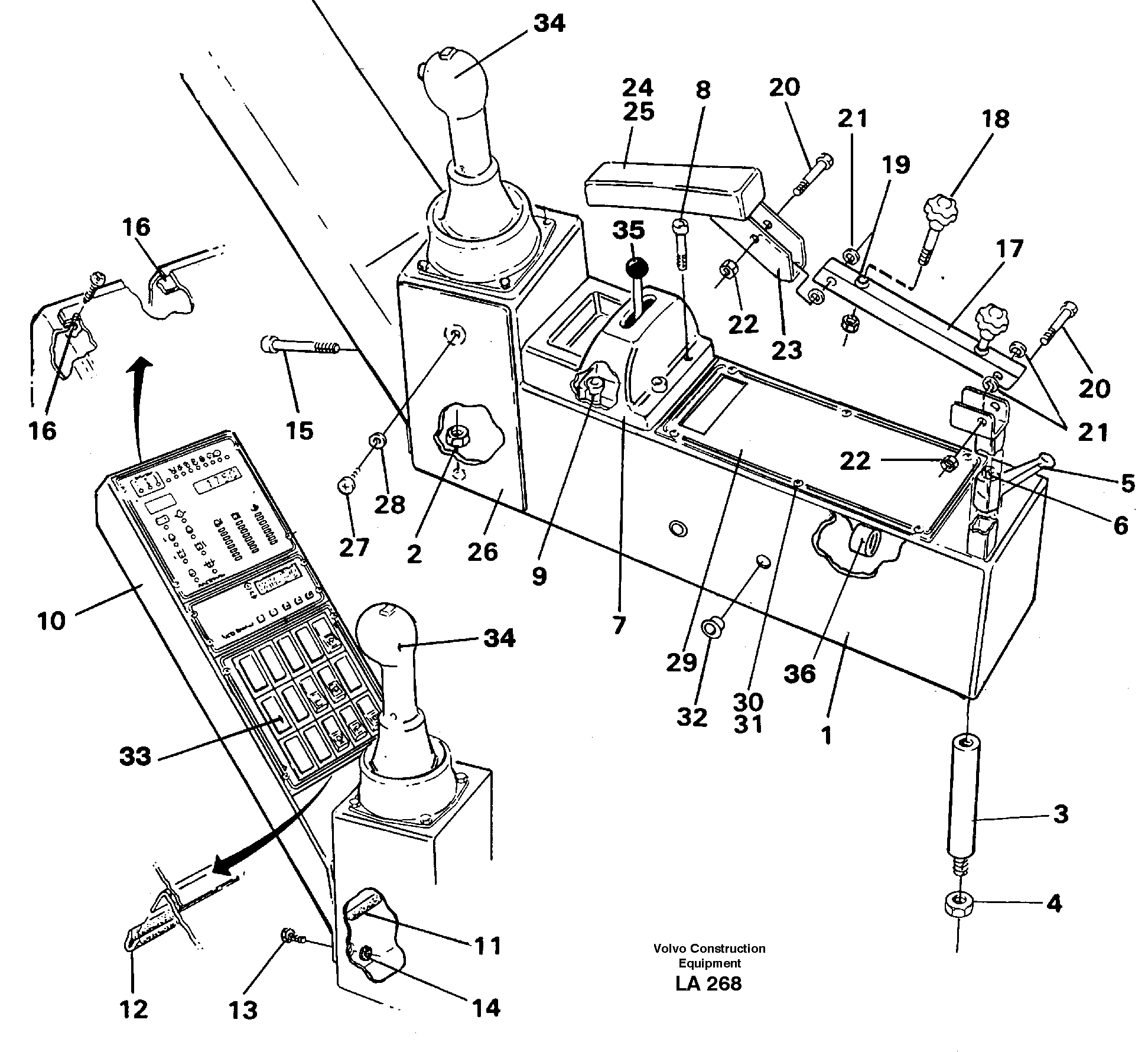 Side panel right — volvo parts diagram