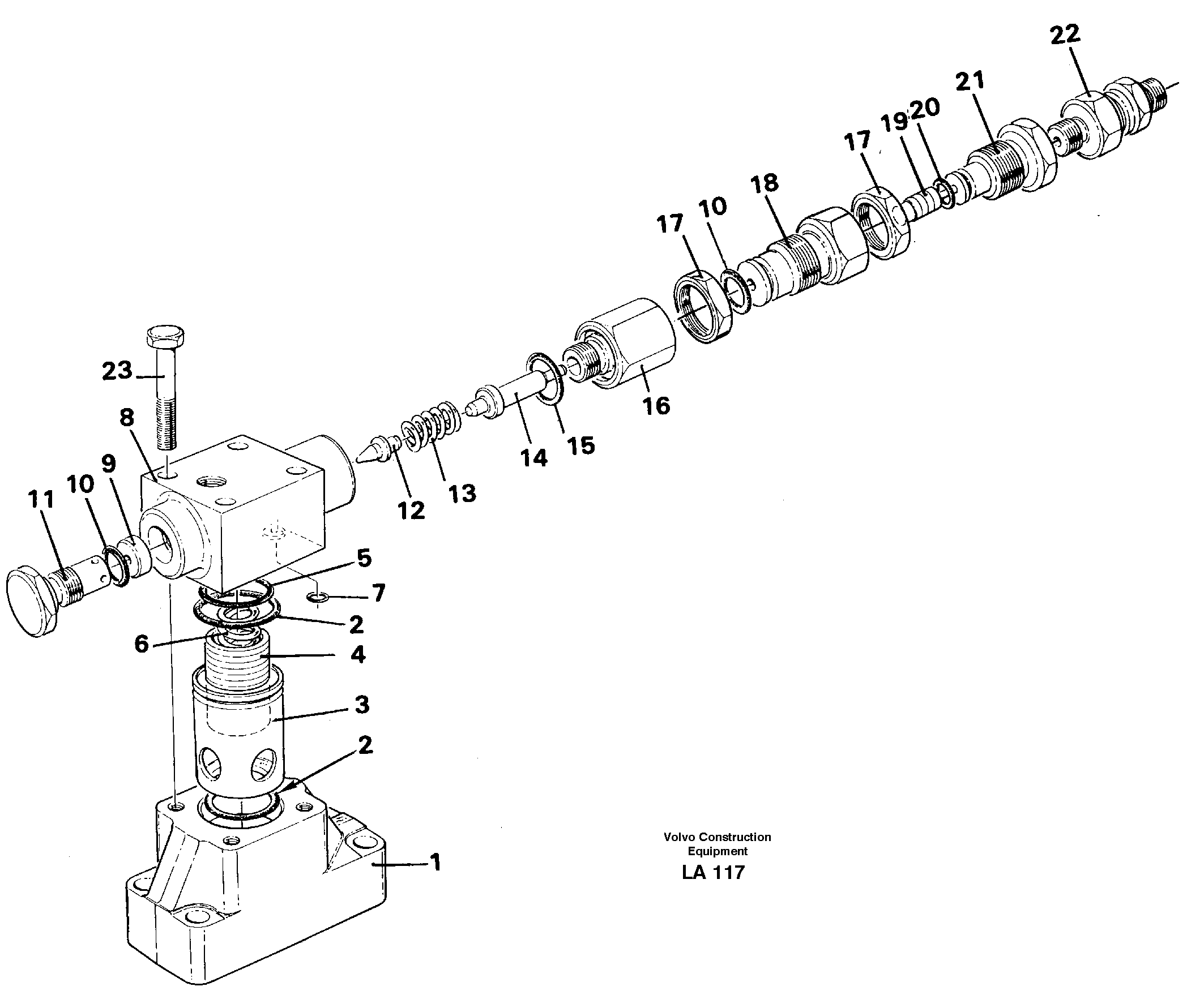 Pressure limiting valve — volvo parts diagram
