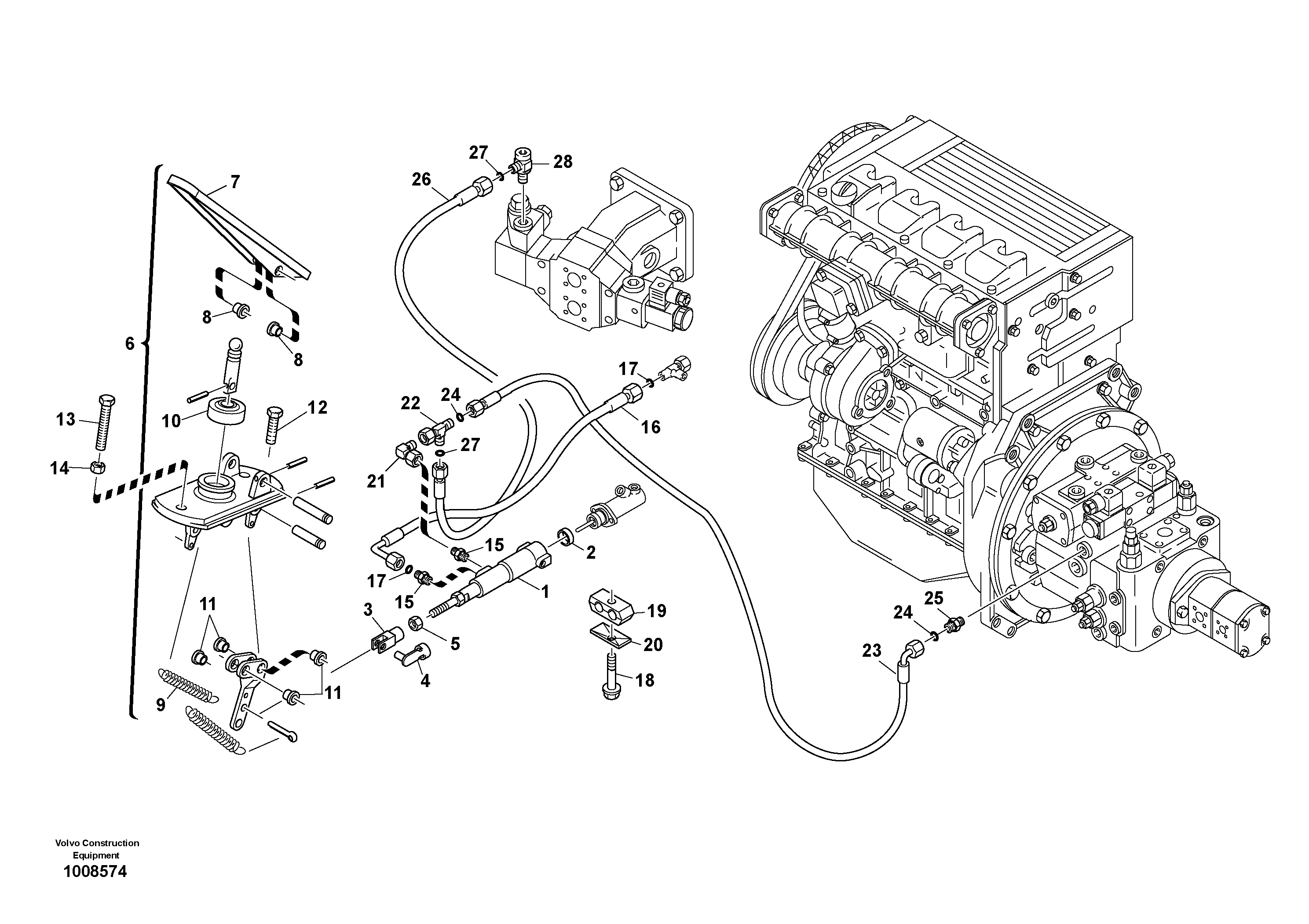 Inch control — volvo parts diagram