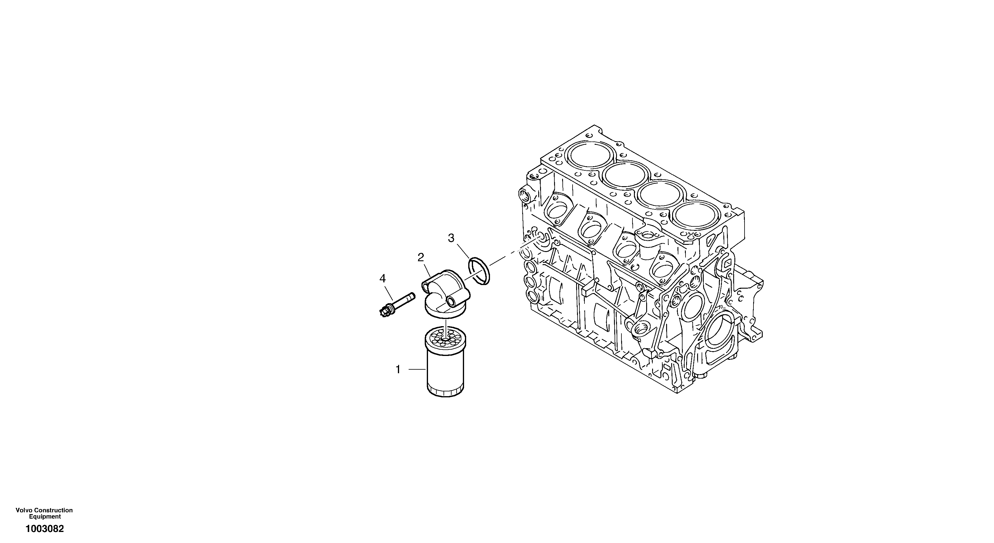 Oil filter — volvo parts diagram