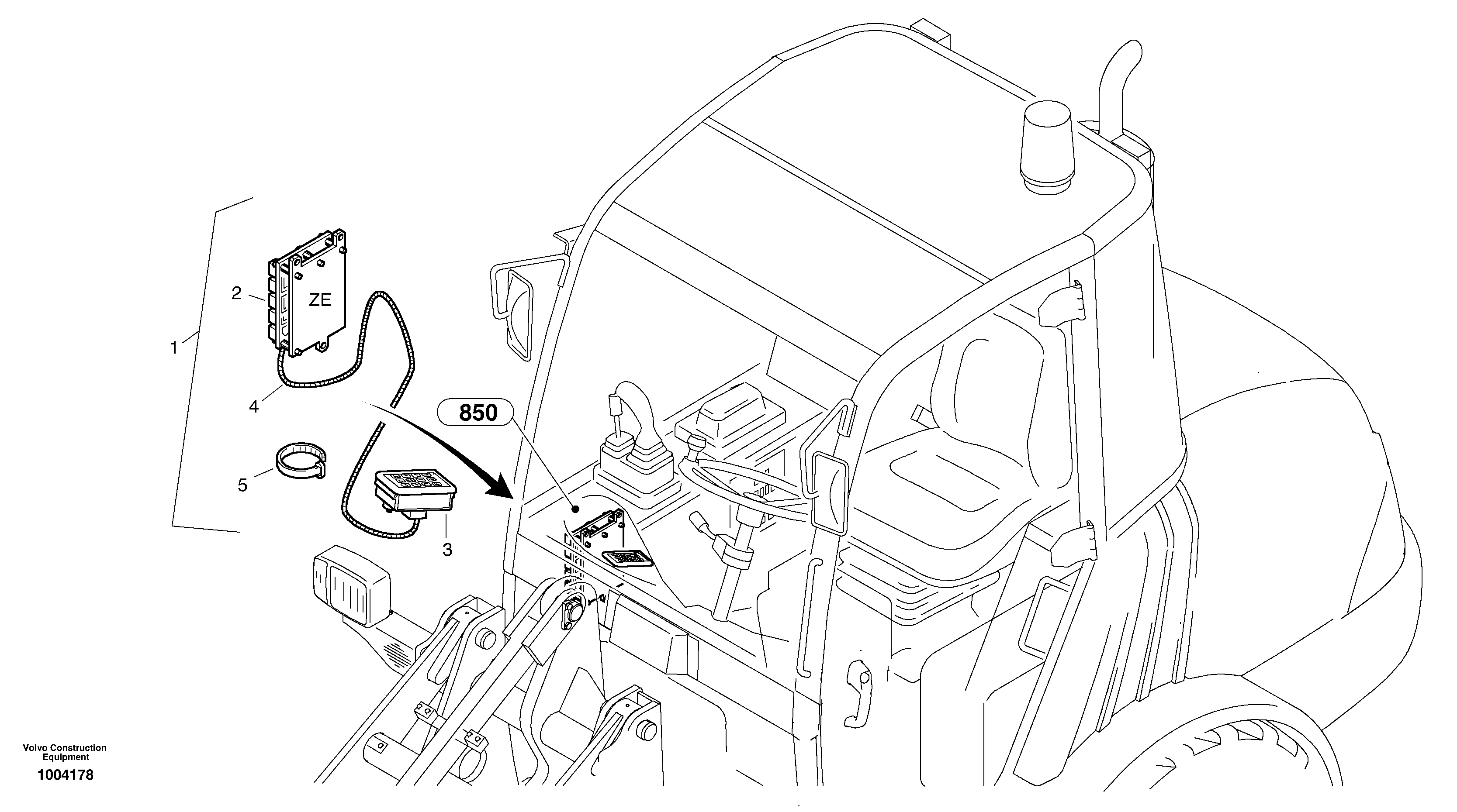 Antitheft system — volvo parts diagram