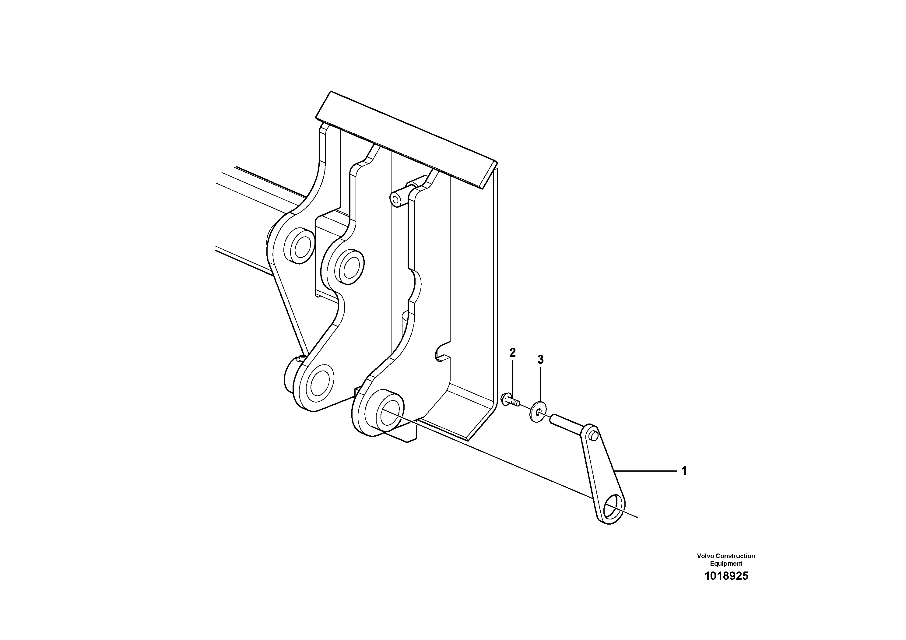 Mechanical lock  11840331 — volvo parts diagram