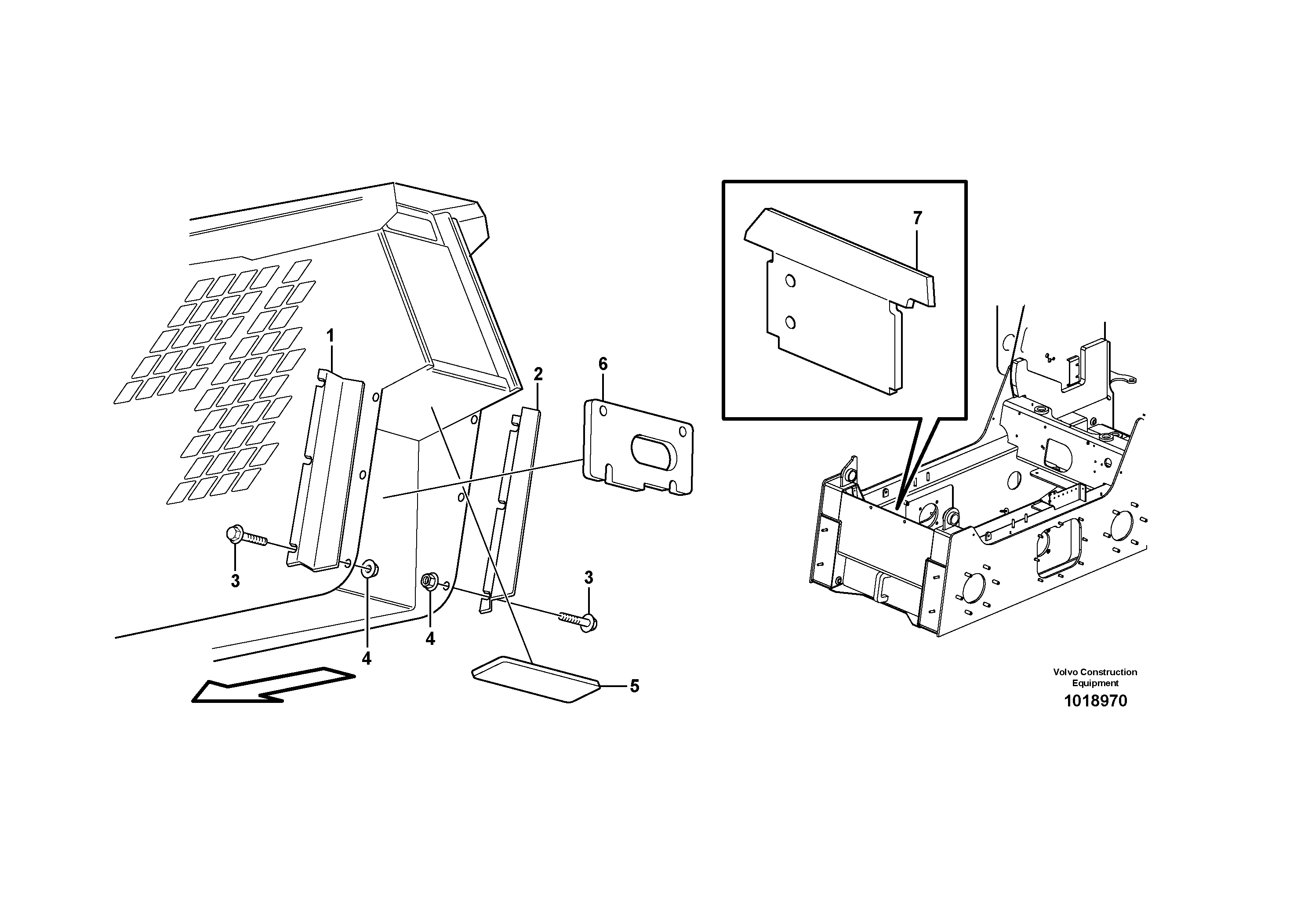 Protecting plates  11840327 — volvo parts diagram