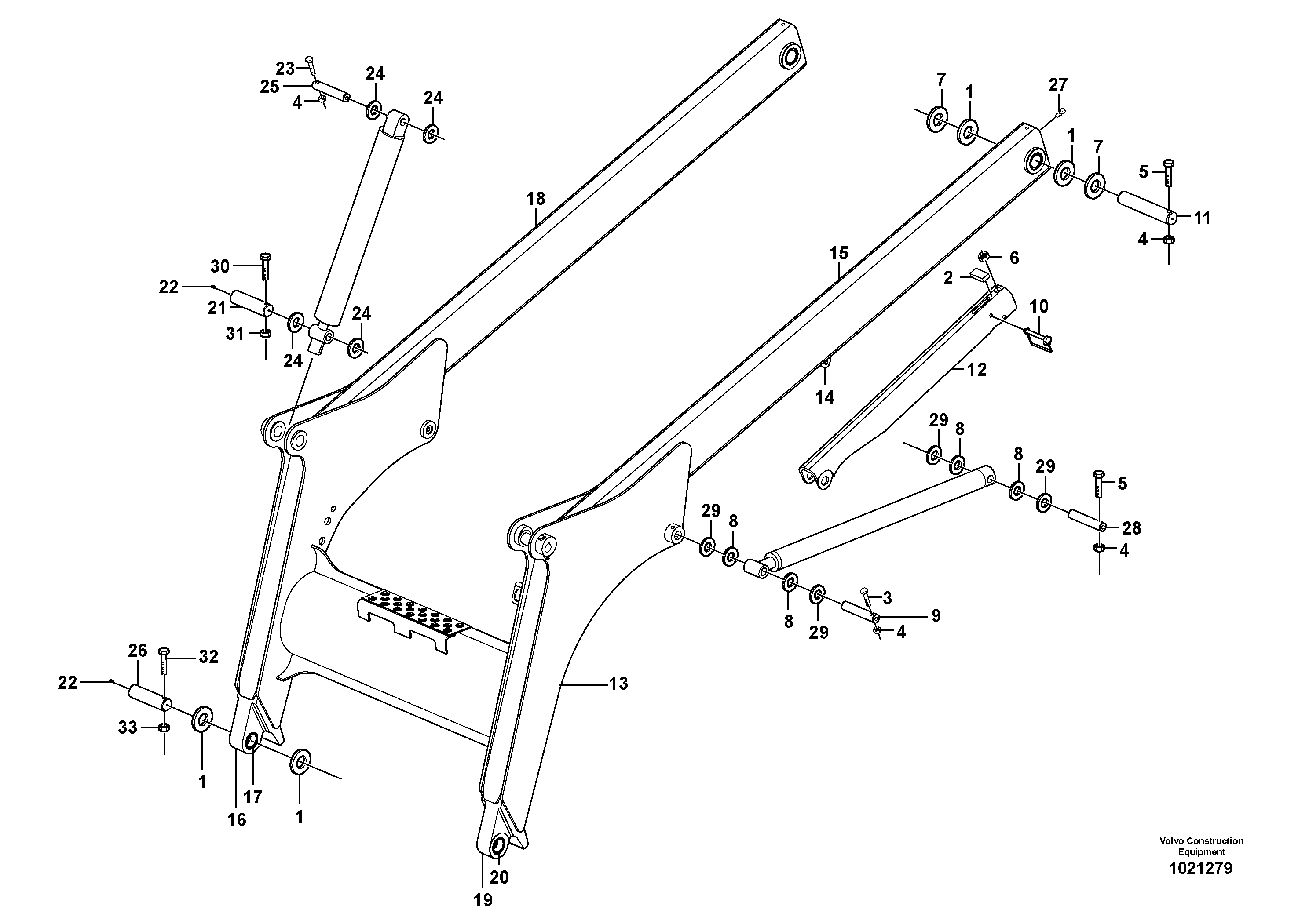 Loading unit — volvo parts diagram