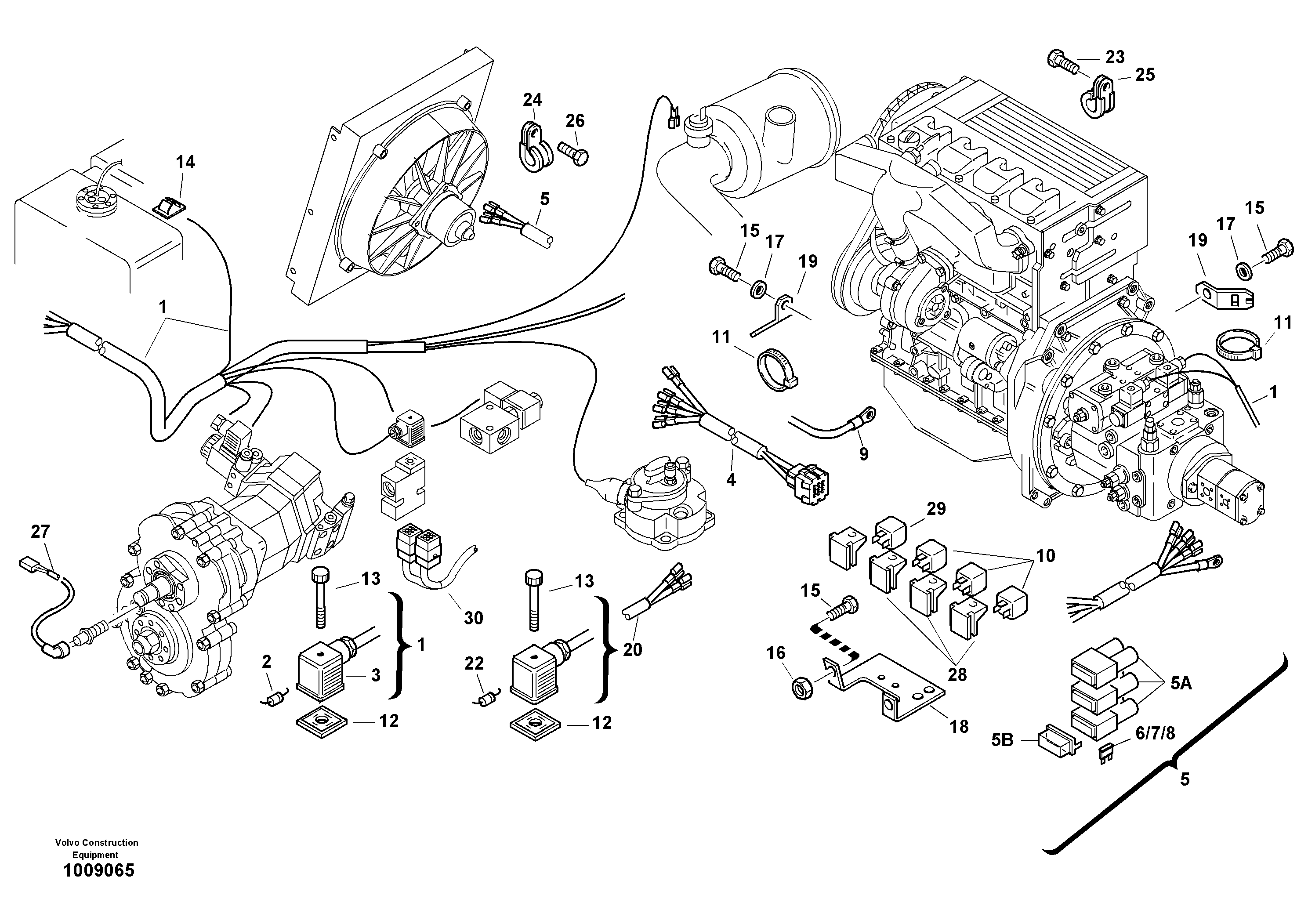 Electric installation — volvo parts diagram