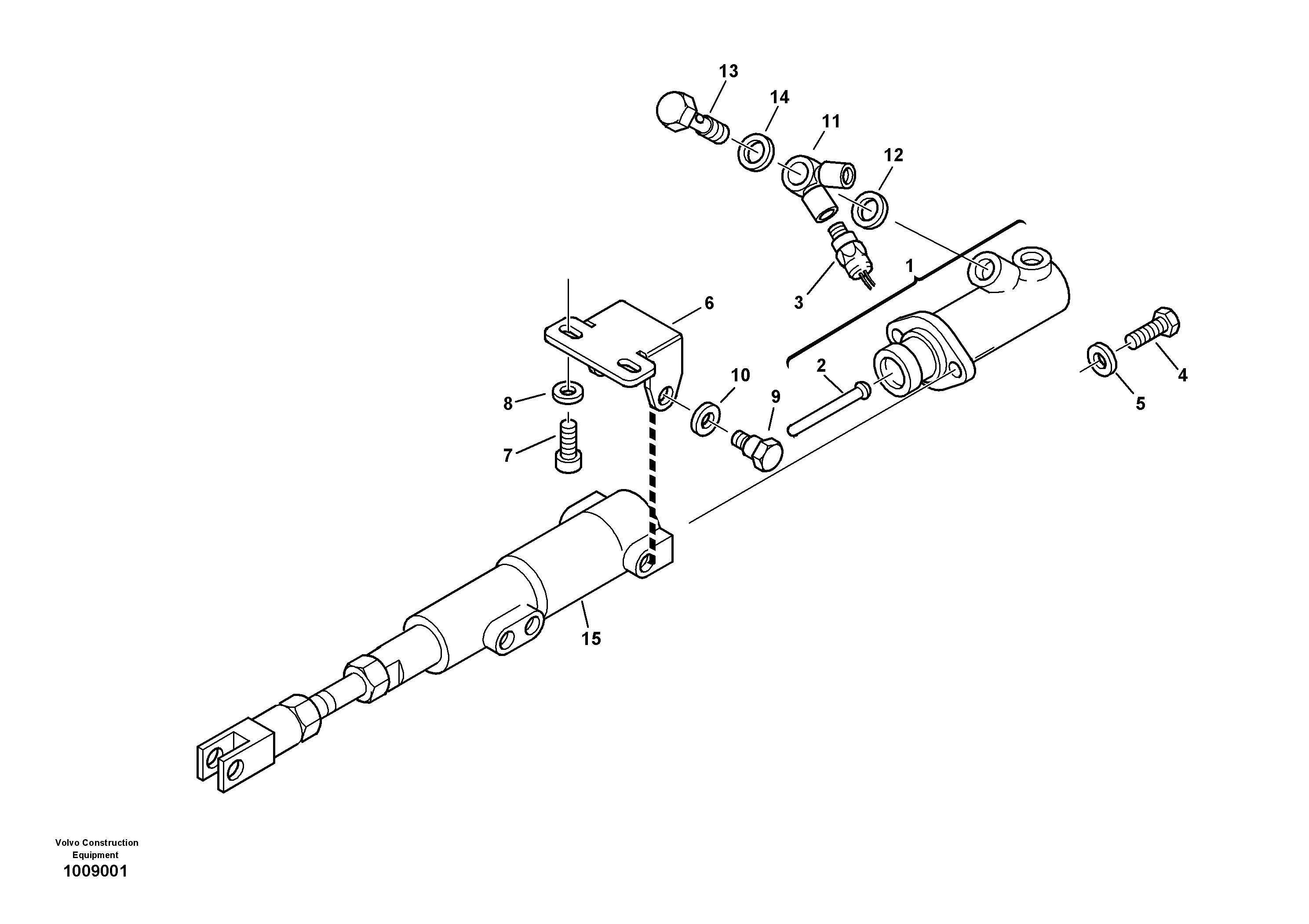 Brake cylinder — volvo parts diagram