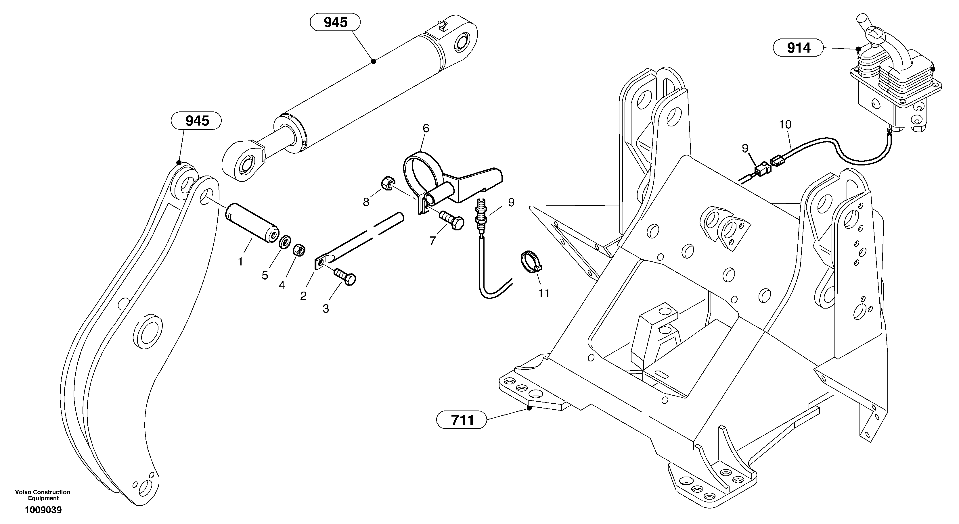 Automatic loading position — volvo parts diagram