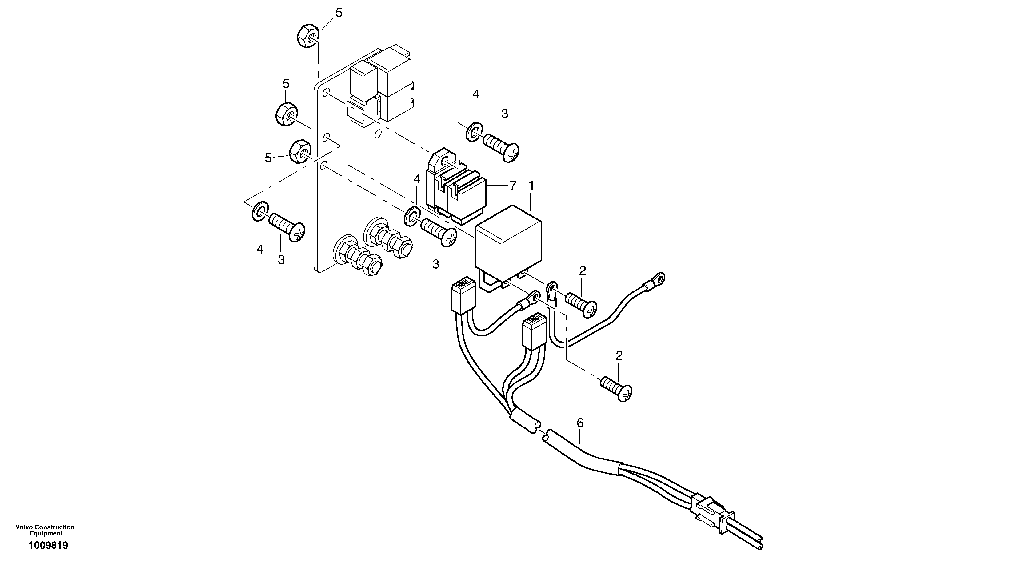 Battery cut-out — volvo parts diagram