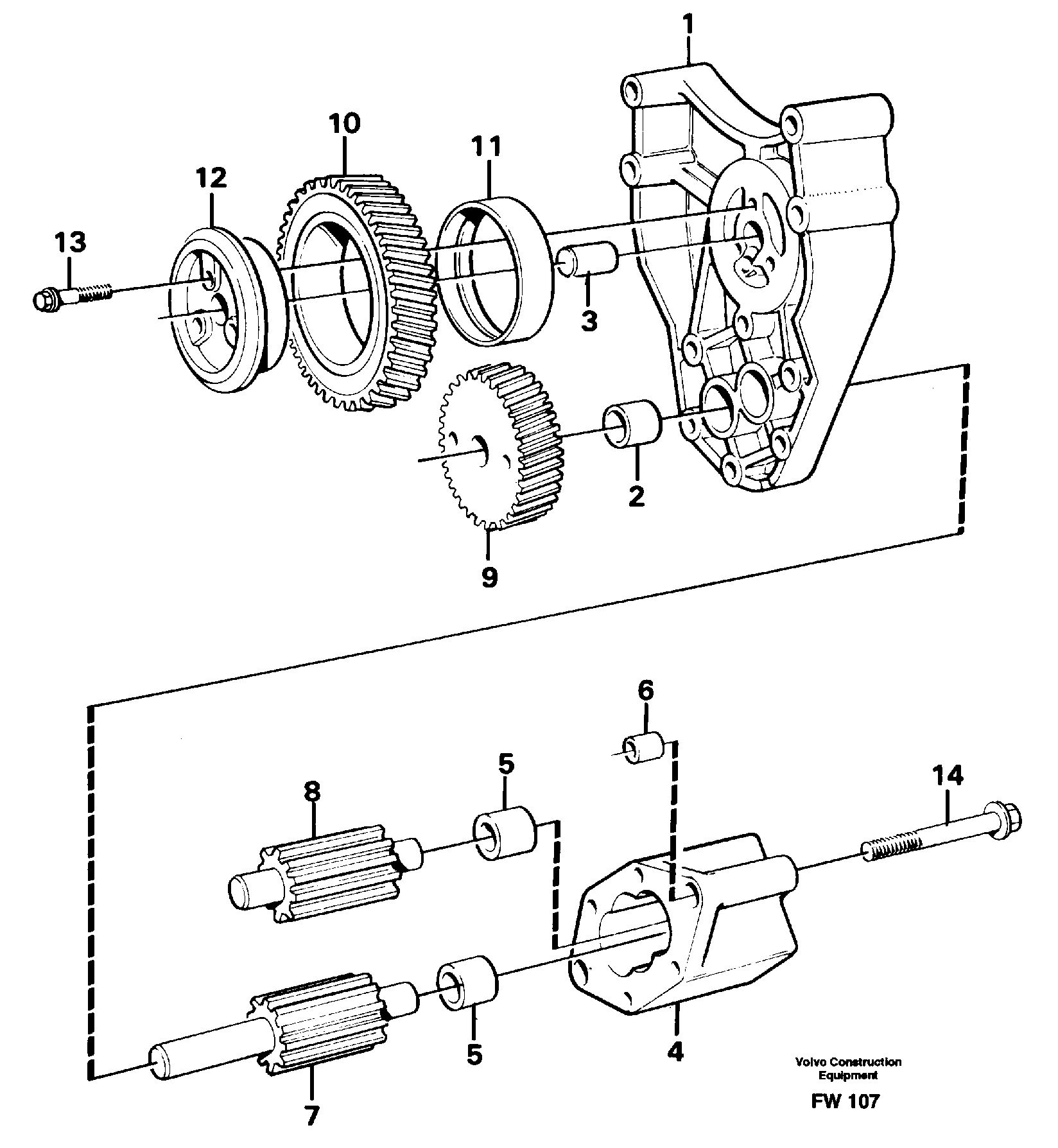 Oil pump — volvo parts diagram